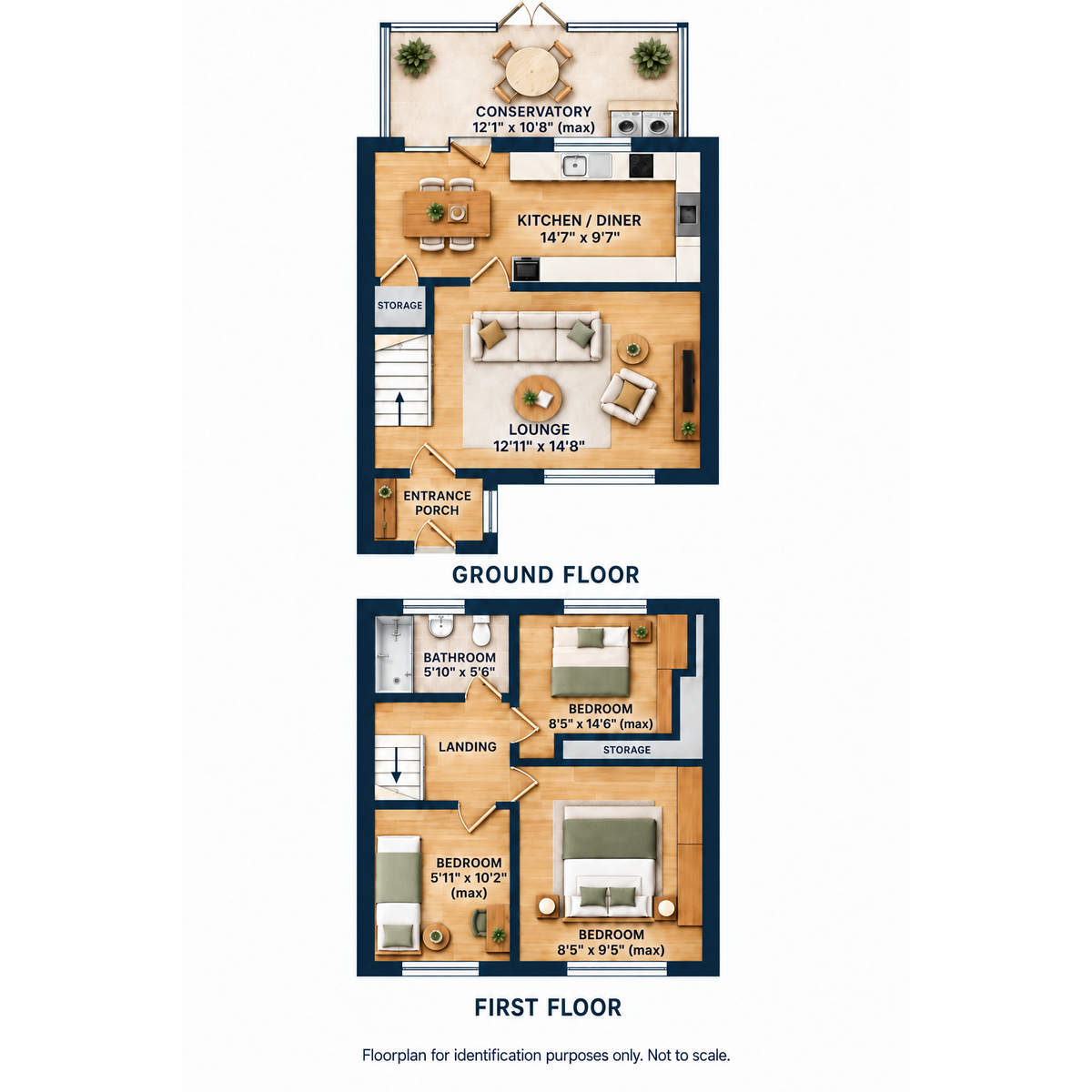 56, Wrington Close, Little Stoke floorplan