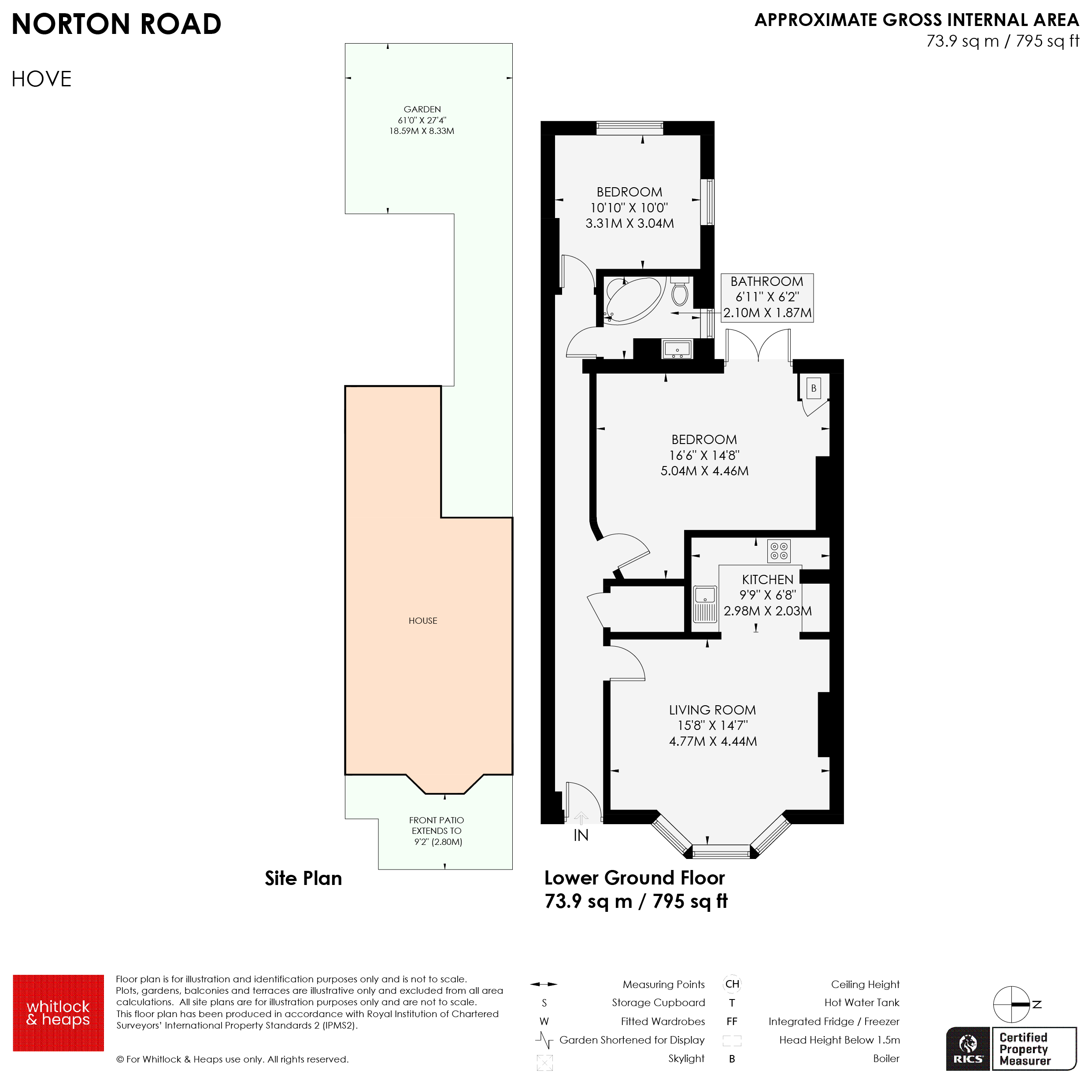 Flat 1, 19, Norton Road, Hove floorplan