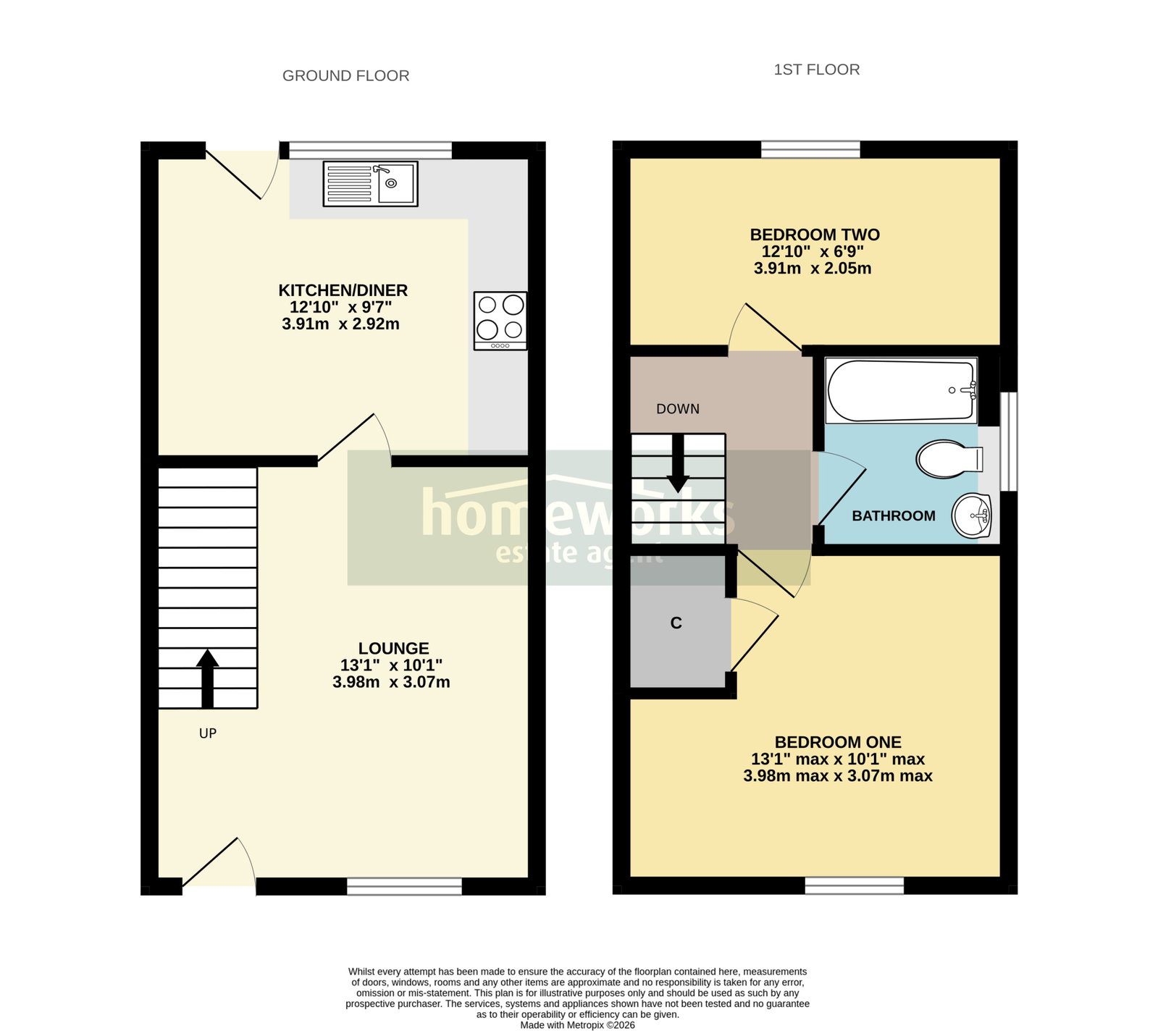 10, Grove Close, Dereham floorplan