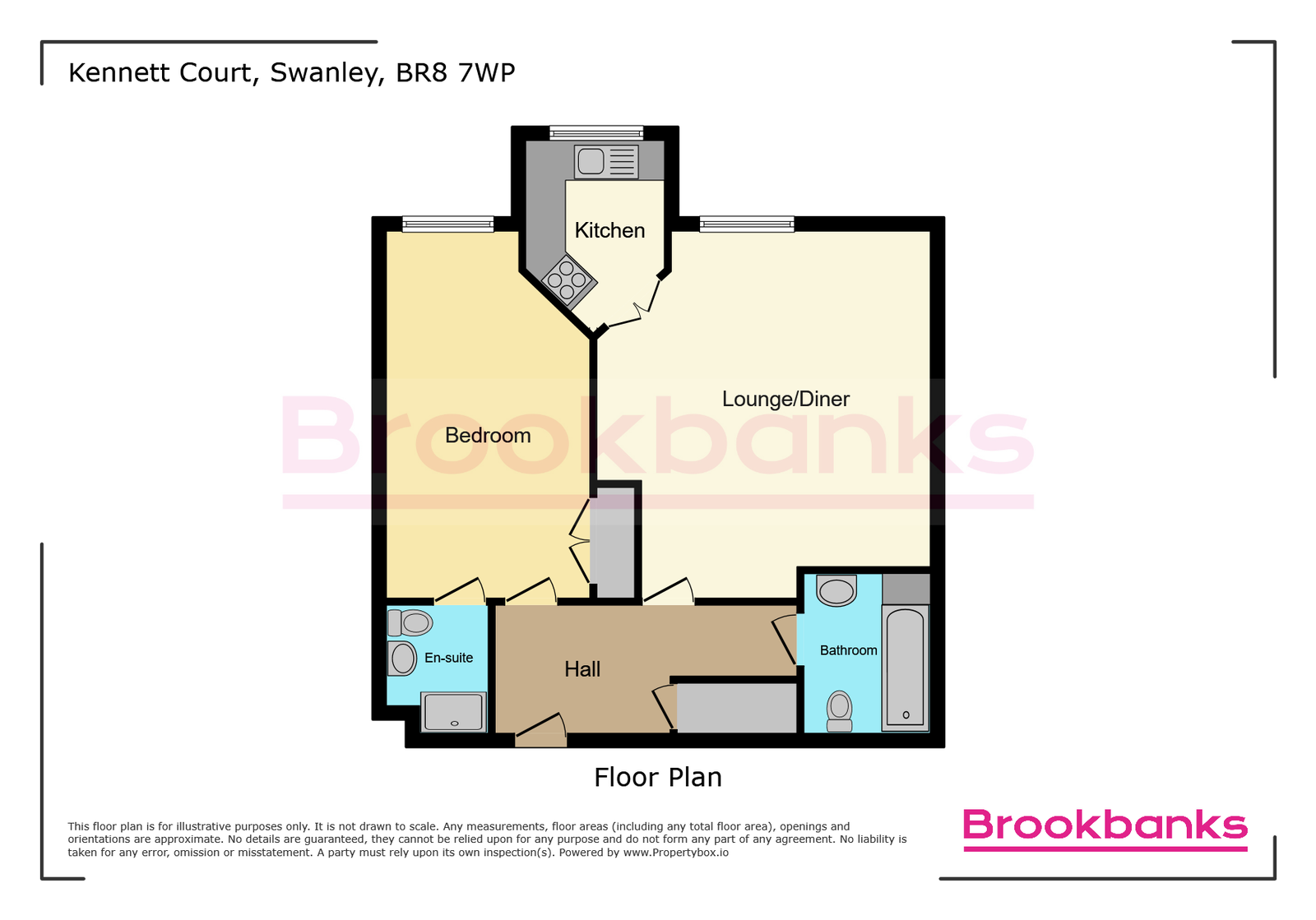 Kennett Court,Flat 51, Oakleigh Close, Swanley floorplan