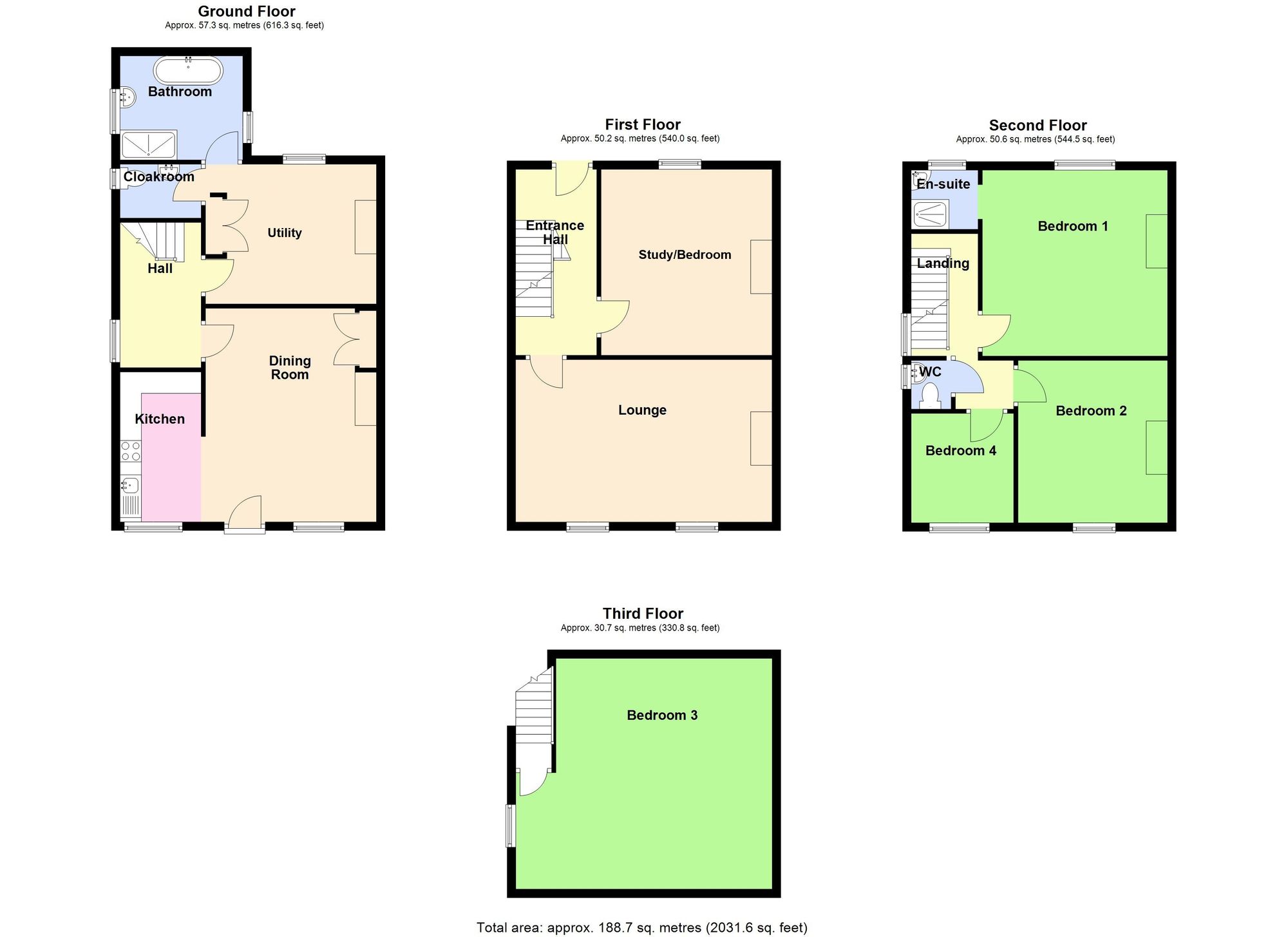 10 Witham Bank West, Boston floorplan
