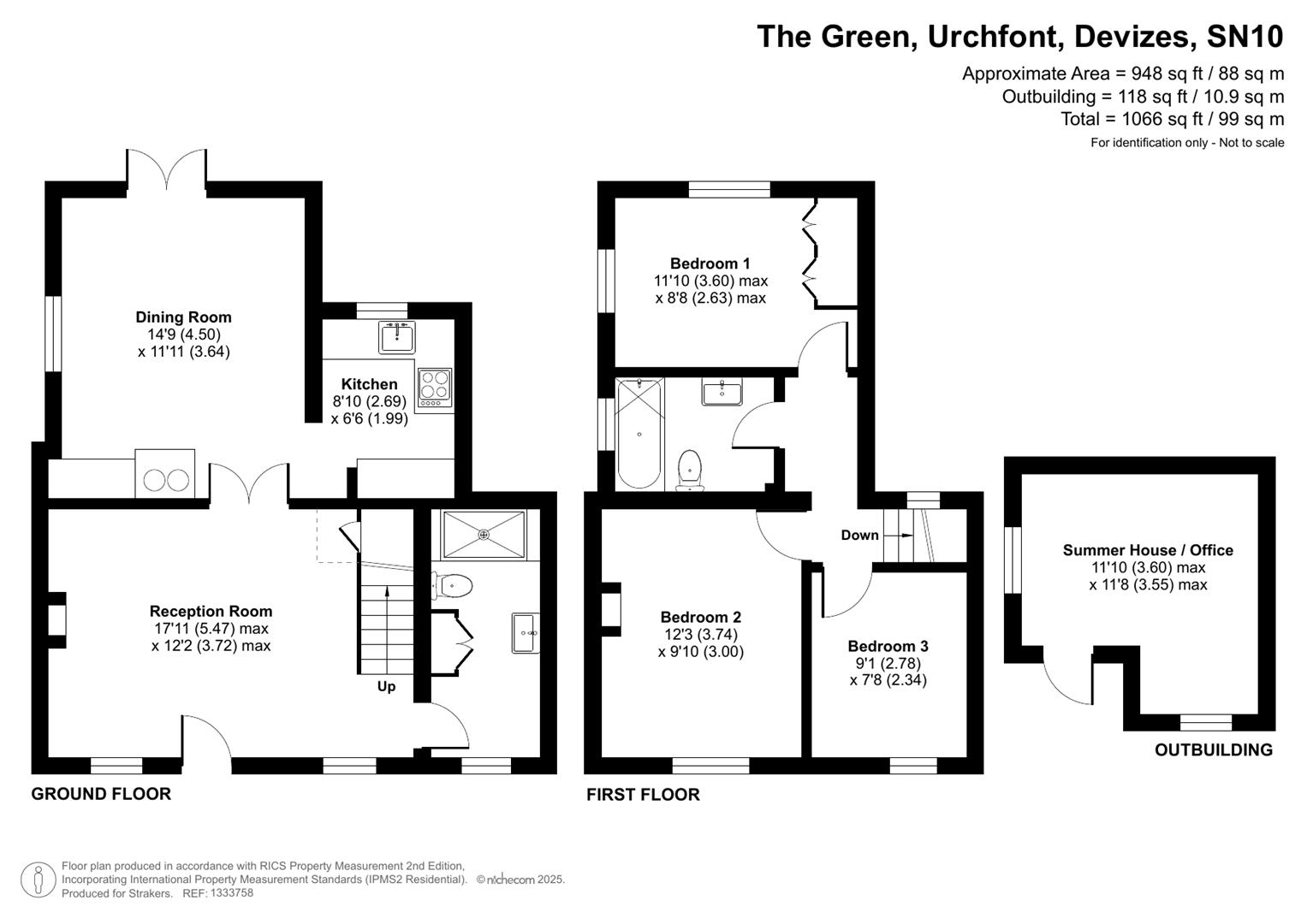 Anvil Cottage, The Green, Urchfont floorplan