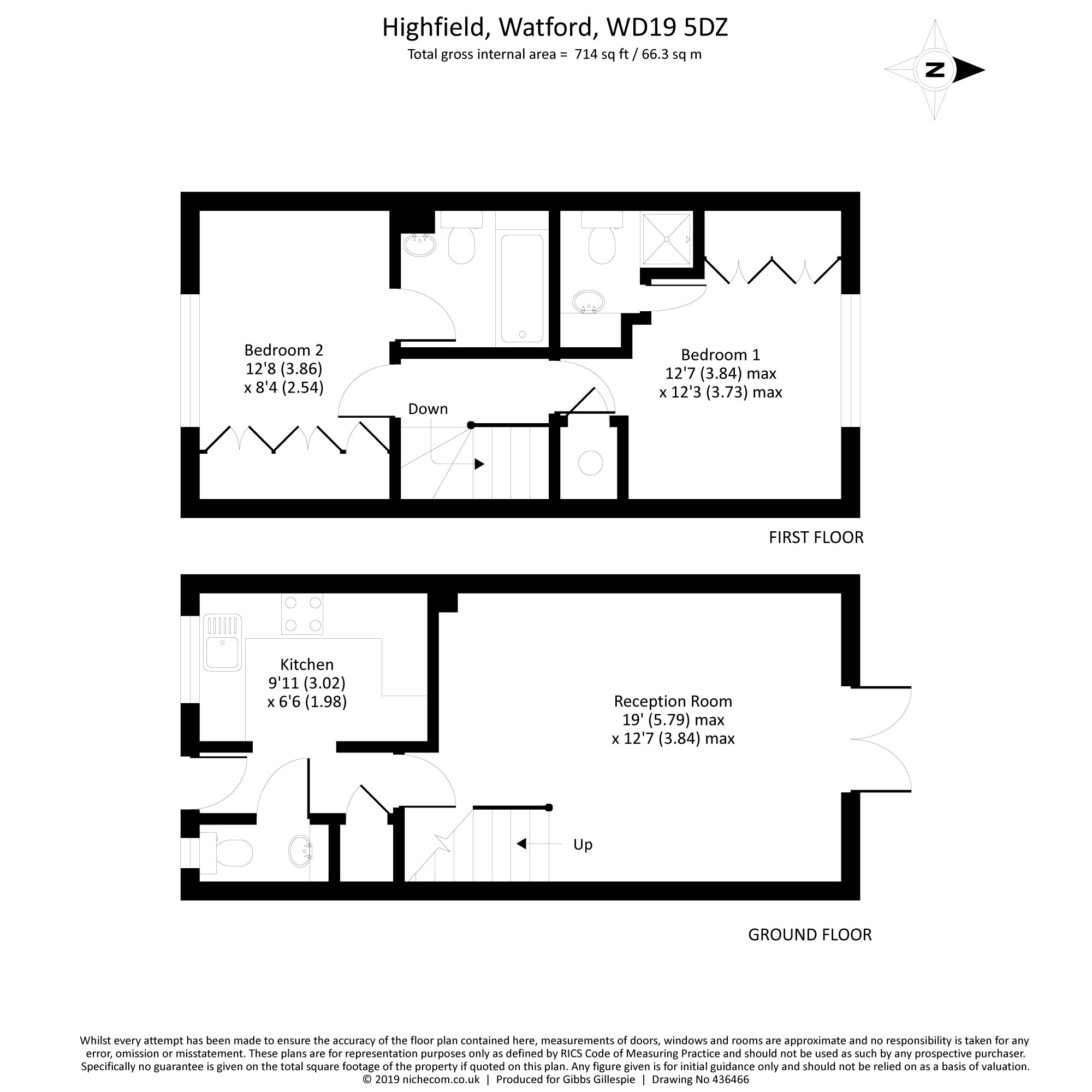 2 Bedrooms End terrace house for sale in Highfield, Watford WD19