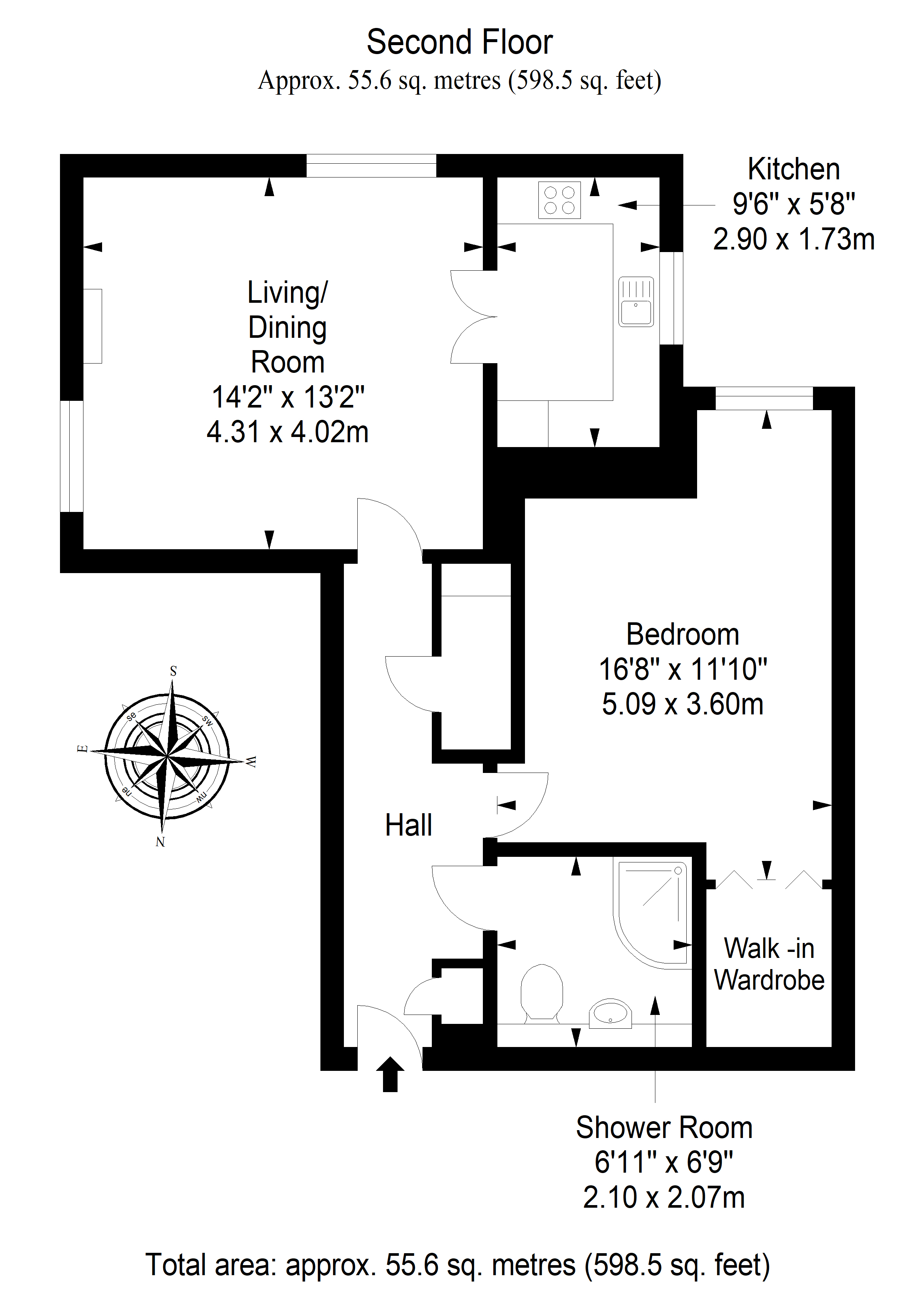 33 Venlaw View, Innerleithen Road, Peebles floorplan