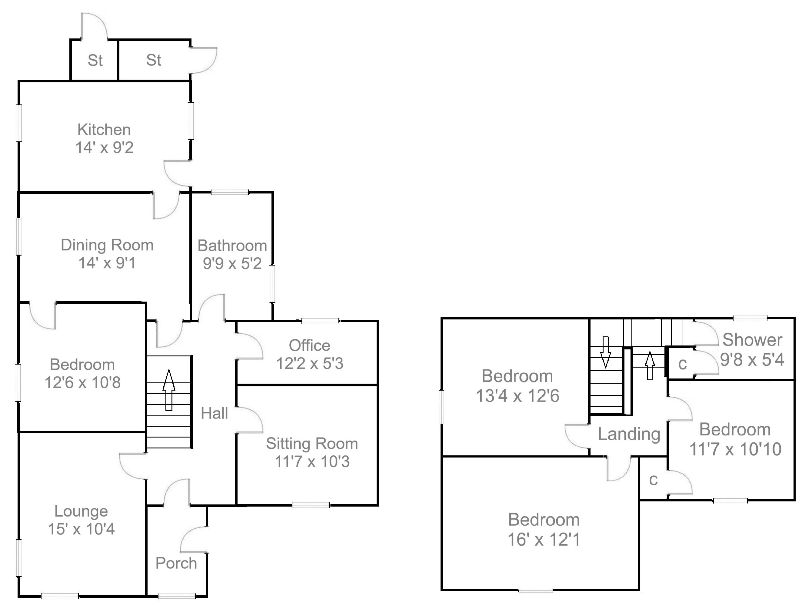 17, Colebrooke Terrace, Biggar floorplan