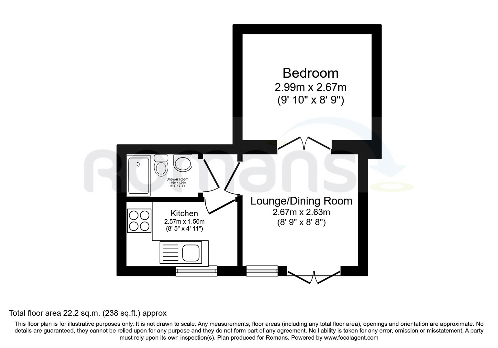 The Annexe, 41, Star Post Road, Surrey floorplan