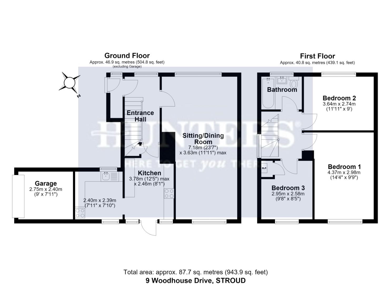 9, Woodhouse Drive, Stroud floorplan
