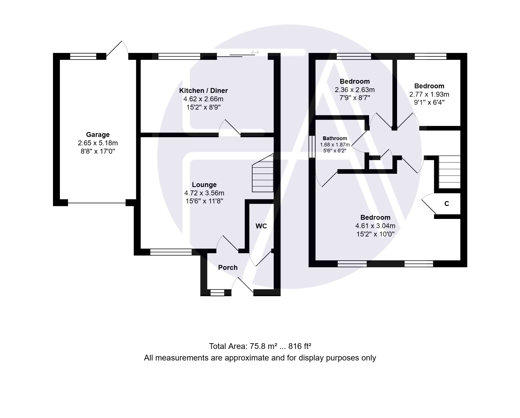 15 Ashdown Close, Southport, Merseyside floorplan