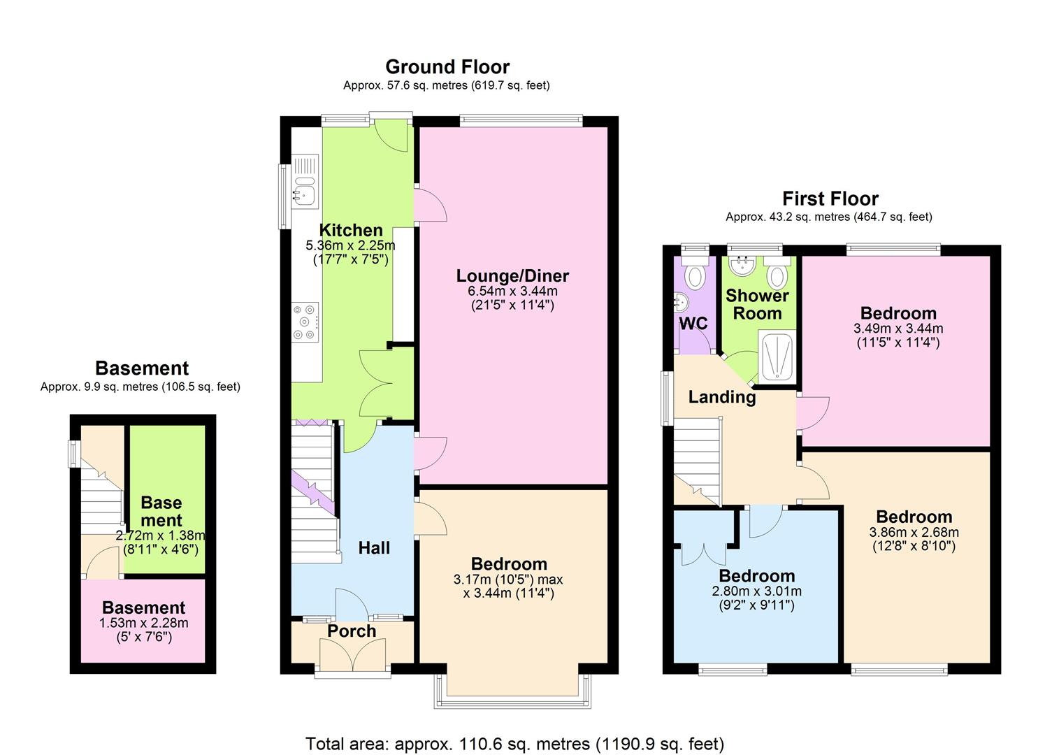 Welby Avenue, Nottingham floorplan