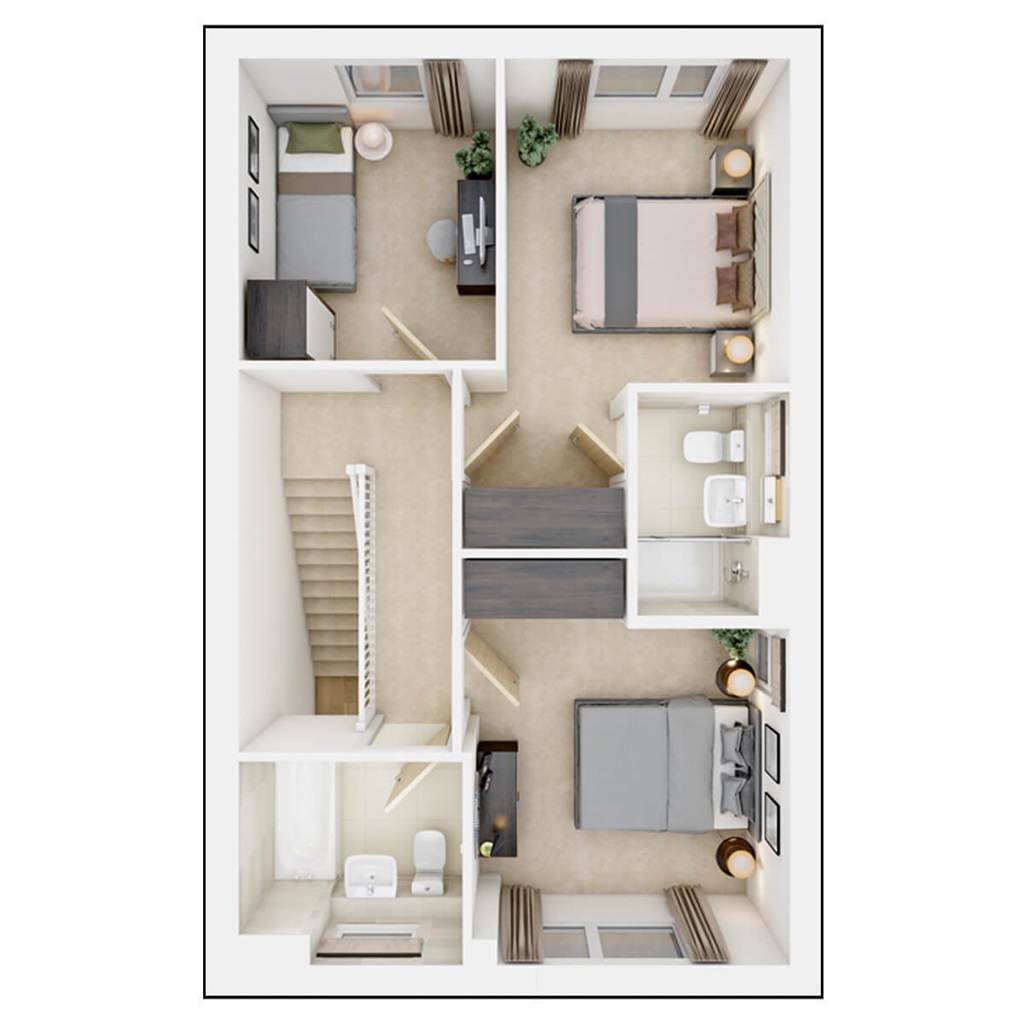 Capstone Oaks, North Dane Way, Lordswood, Chatham floorplan