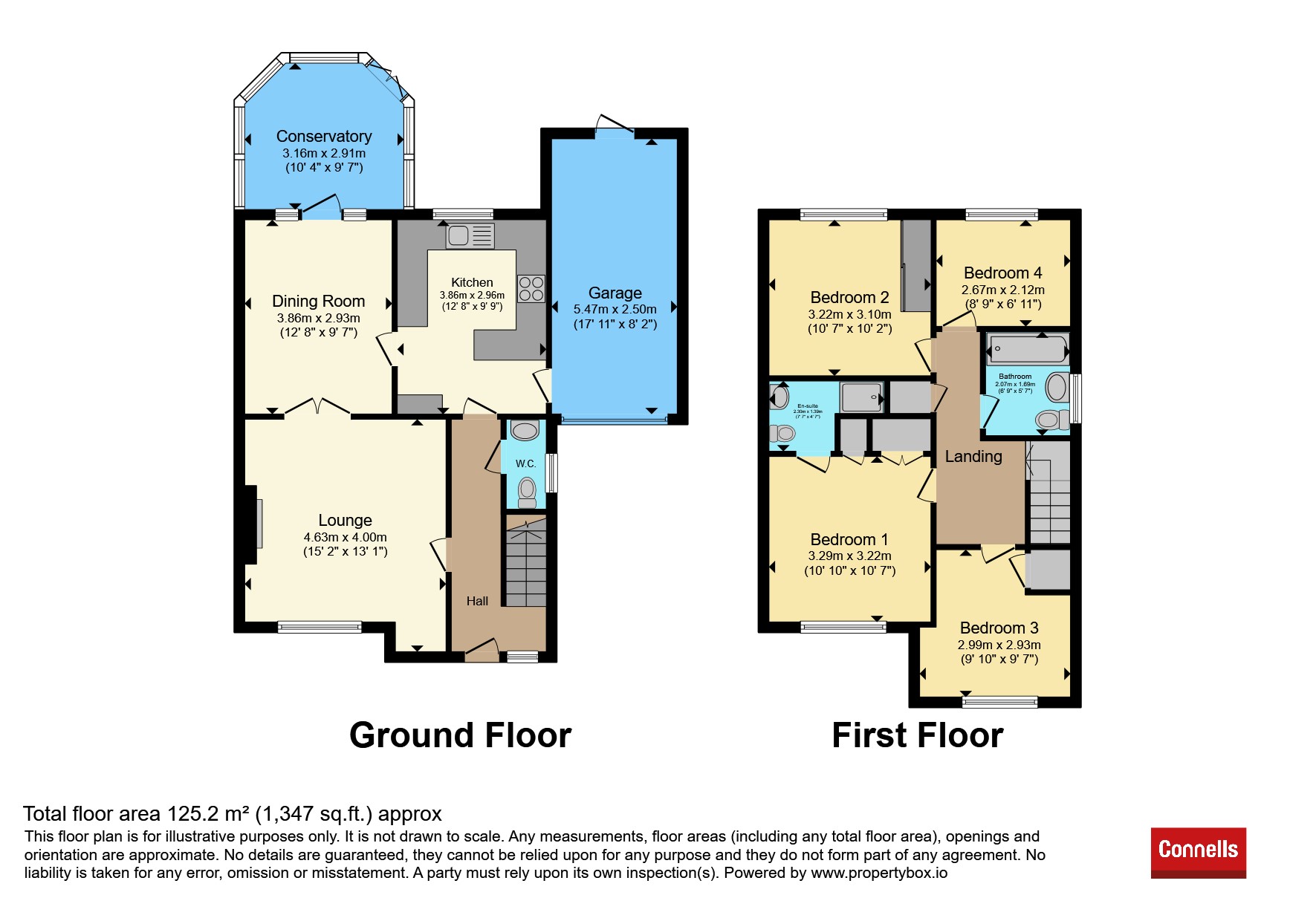 33, Kestrel Way, Sandy floorplan