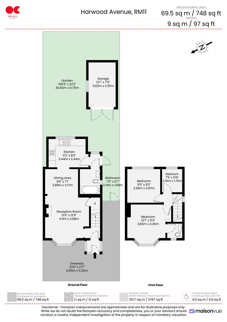 Harwood Avenue, Hornchurch floorplan
