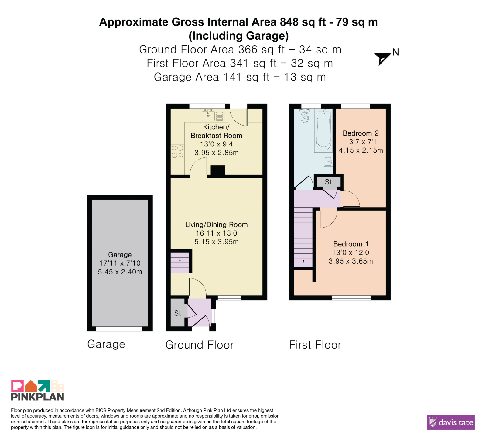34, White Horse Crescent, Wantage floorplan