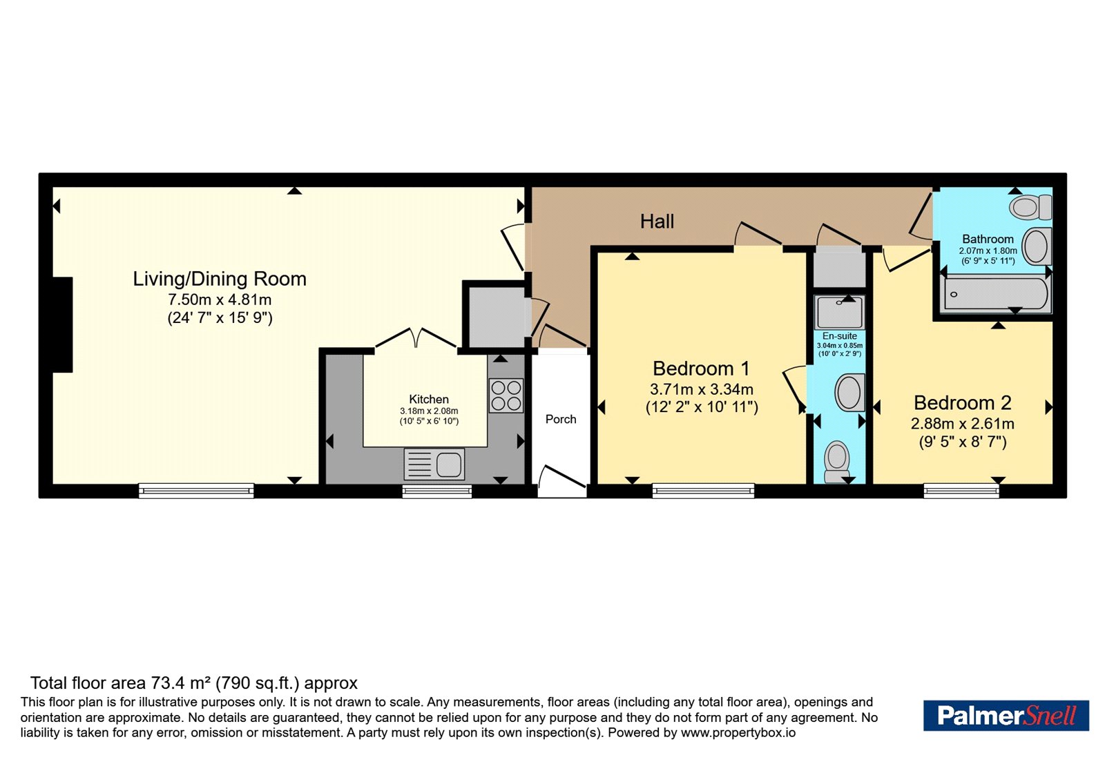 1, Templars Court, Langport floorplan