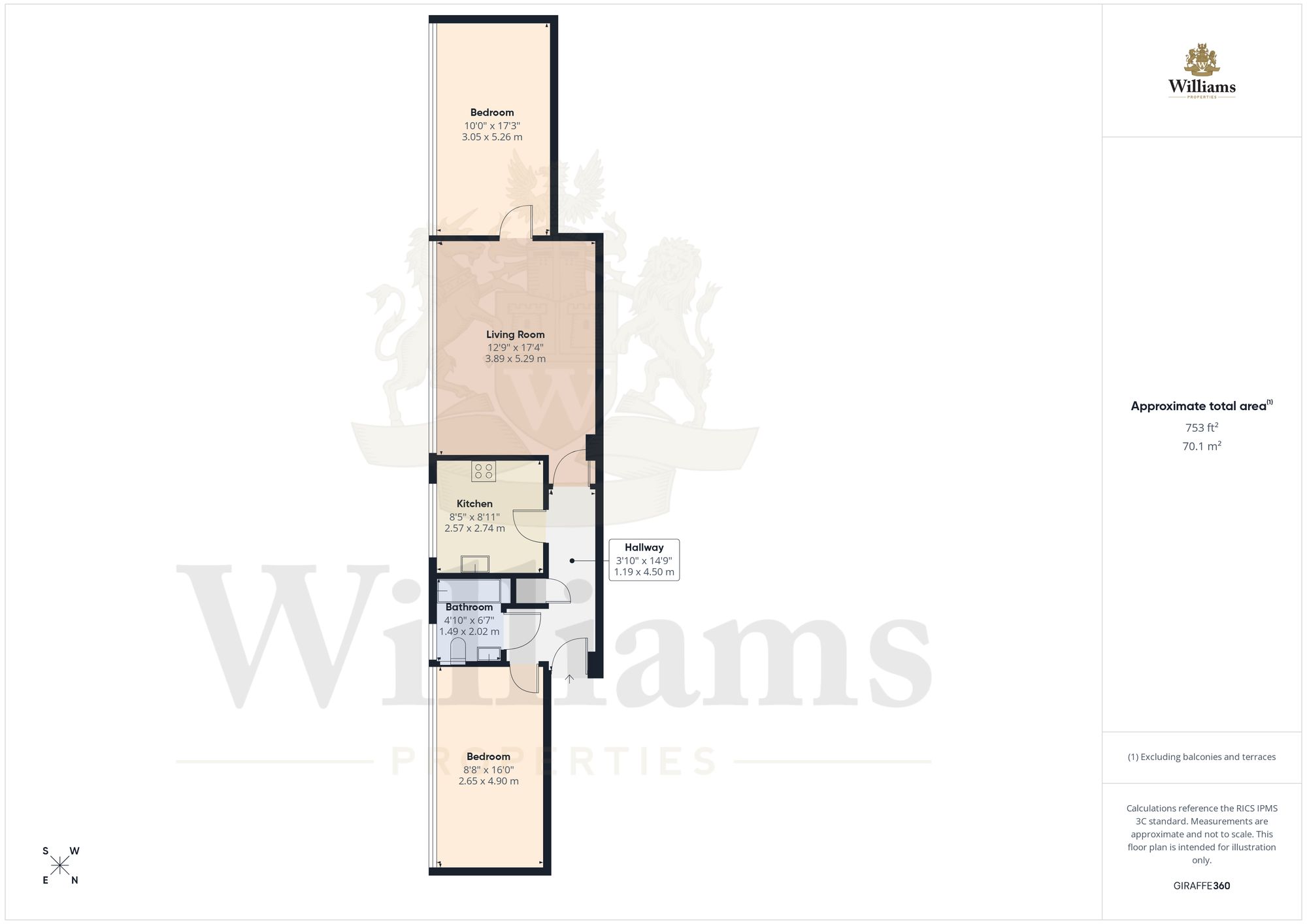 Flat C, Kingfisher House, Aylesbury floorplan