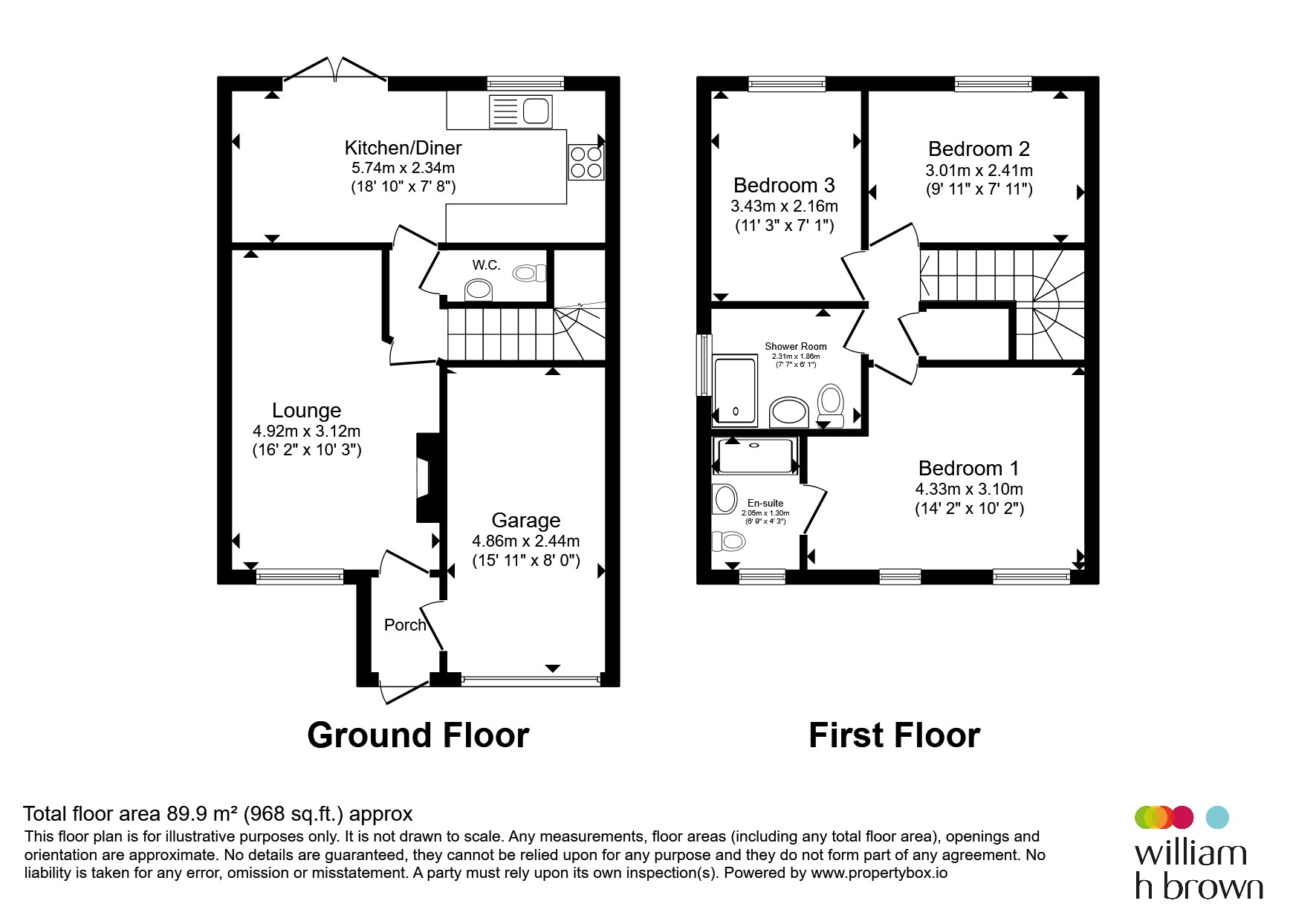 5, Moore Close, Great Yarmouth floorplan