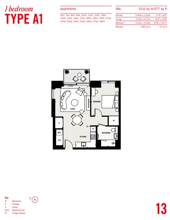 The Founding, Canada Water, SE16, London floorplan