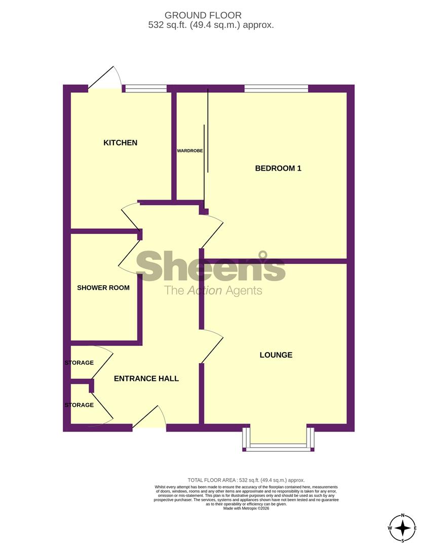 44, Battisford Drive, Clacton-On-Sea floorplan