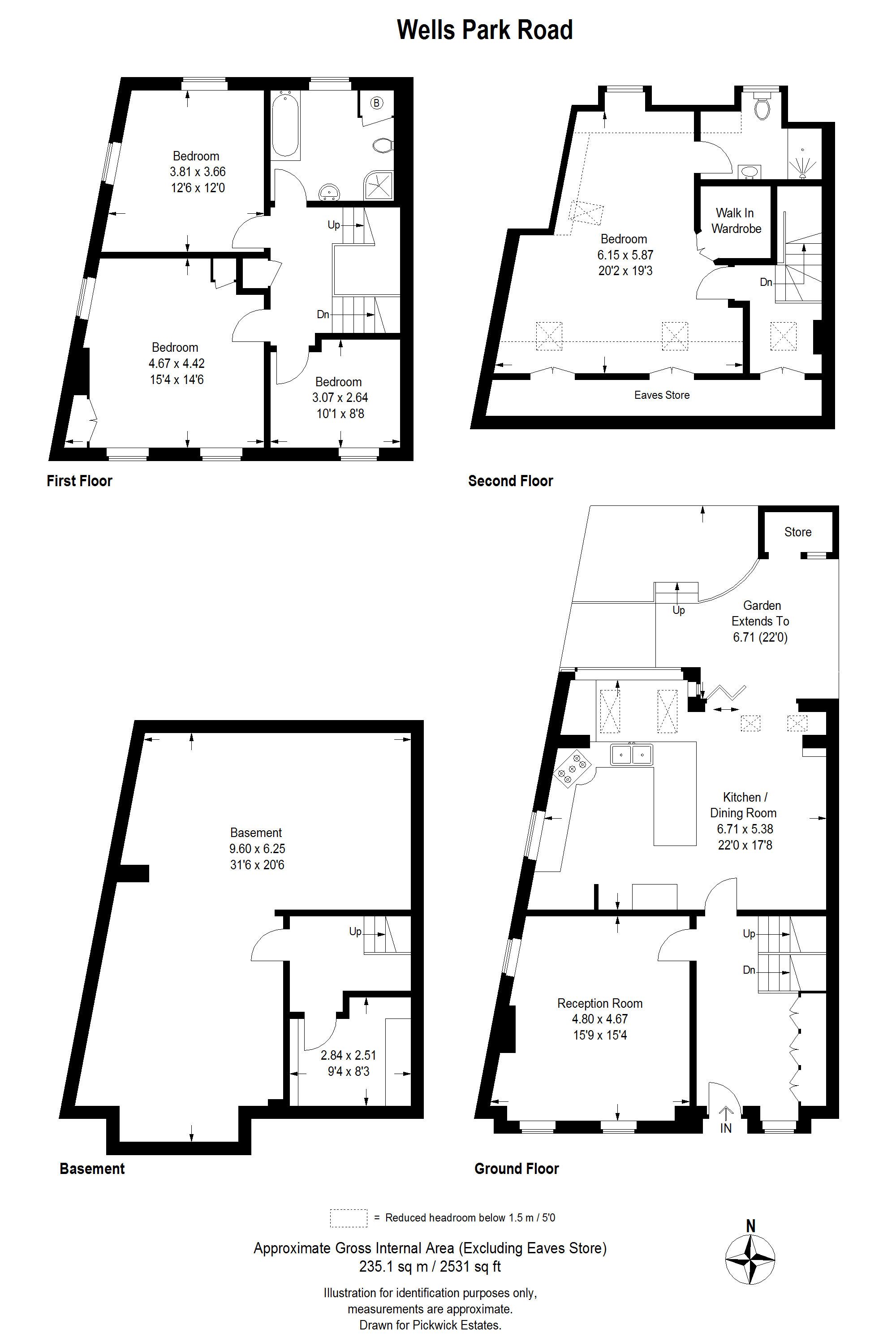 32, Wells Park Road, London floorplan