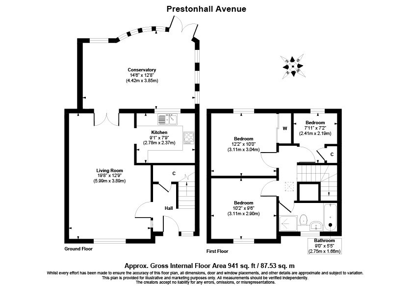 Prestonhall Avenue, Glenrothes floorplan