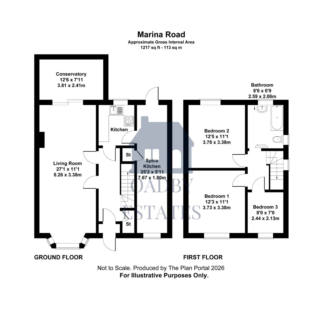 20, Marina Road, Leicester floorplan