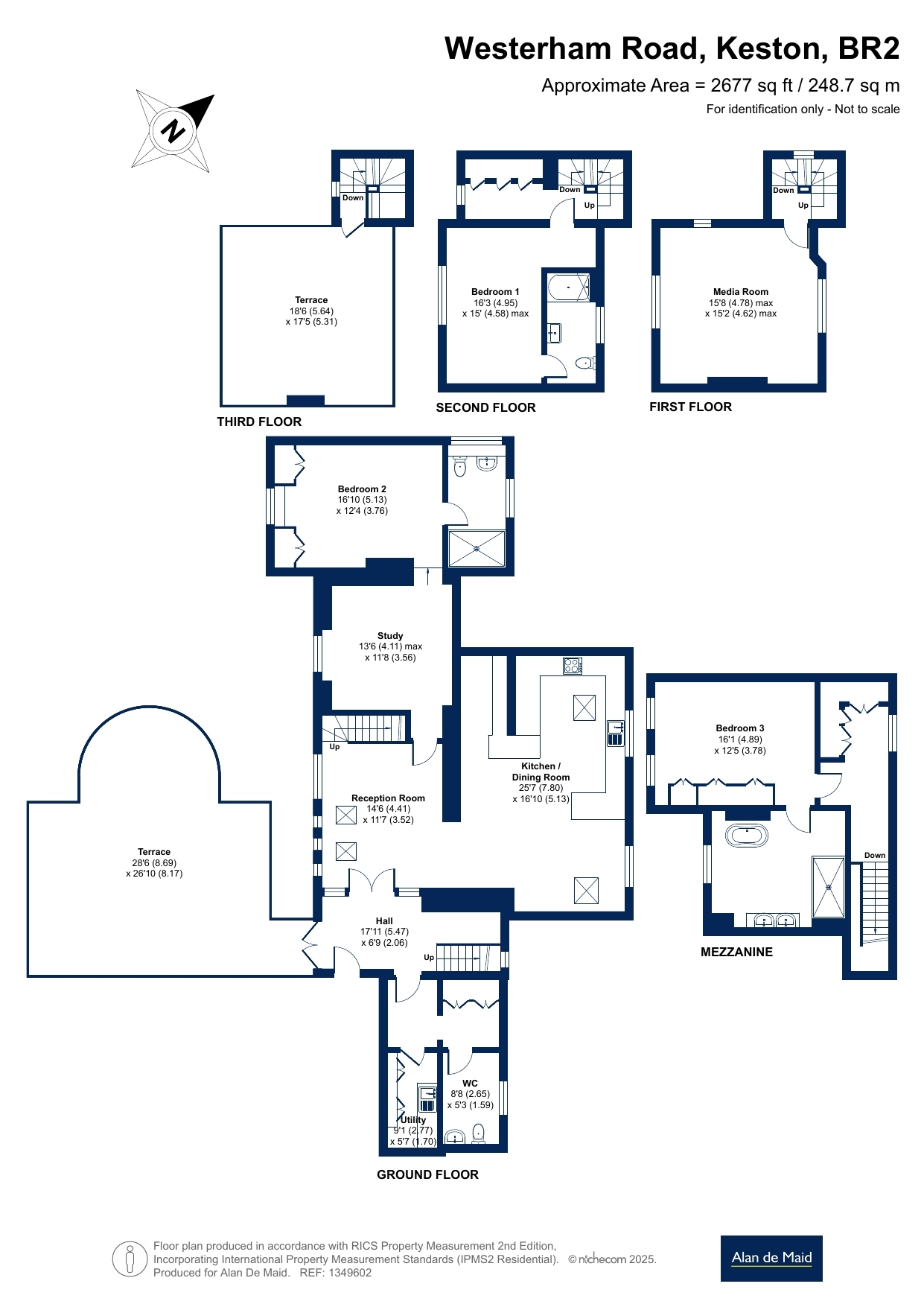 Apartment 7, Ravensbourne House,, Westerham Road, Keston floorplan