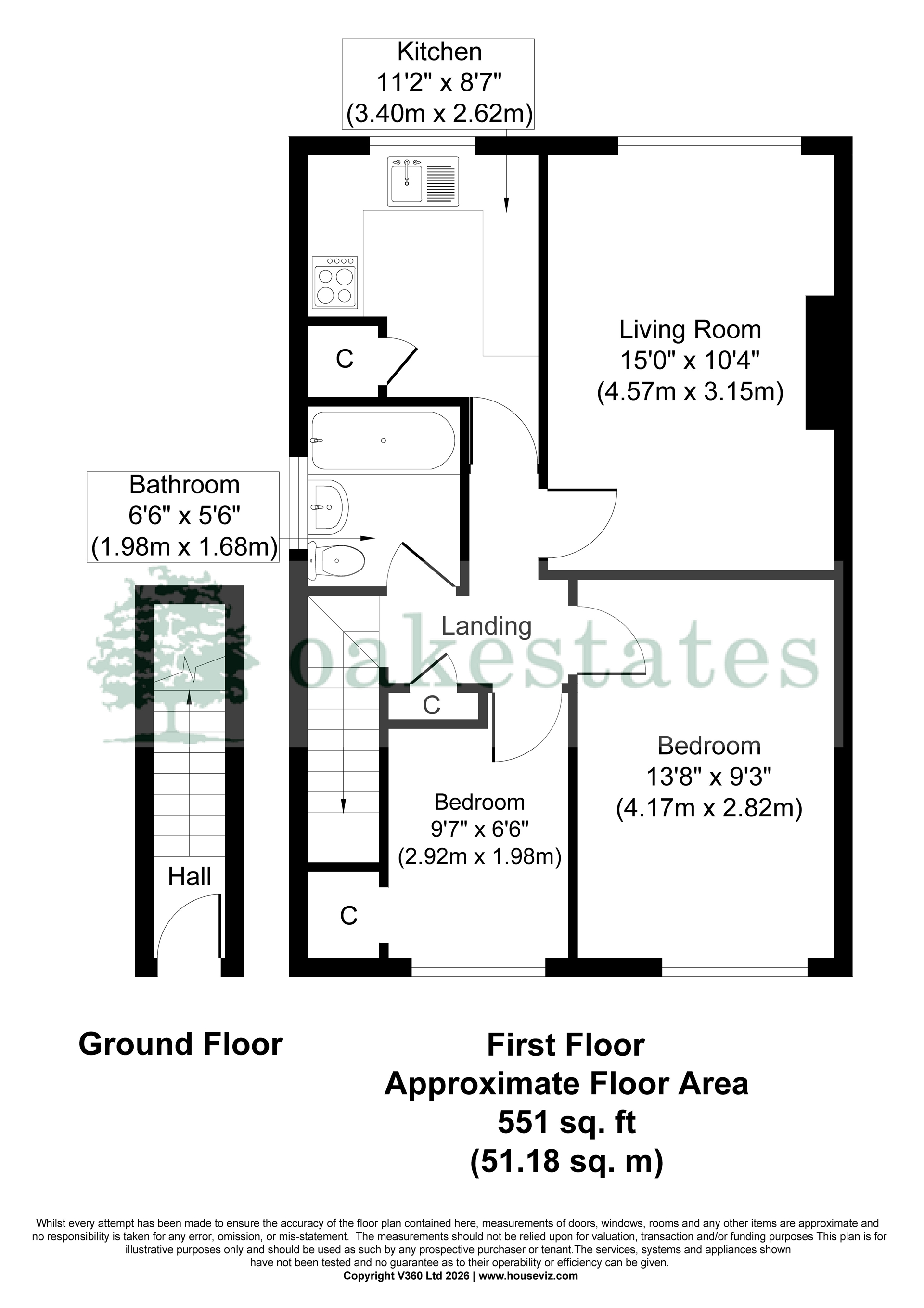 5, Russell Crescent, Watford floorplan