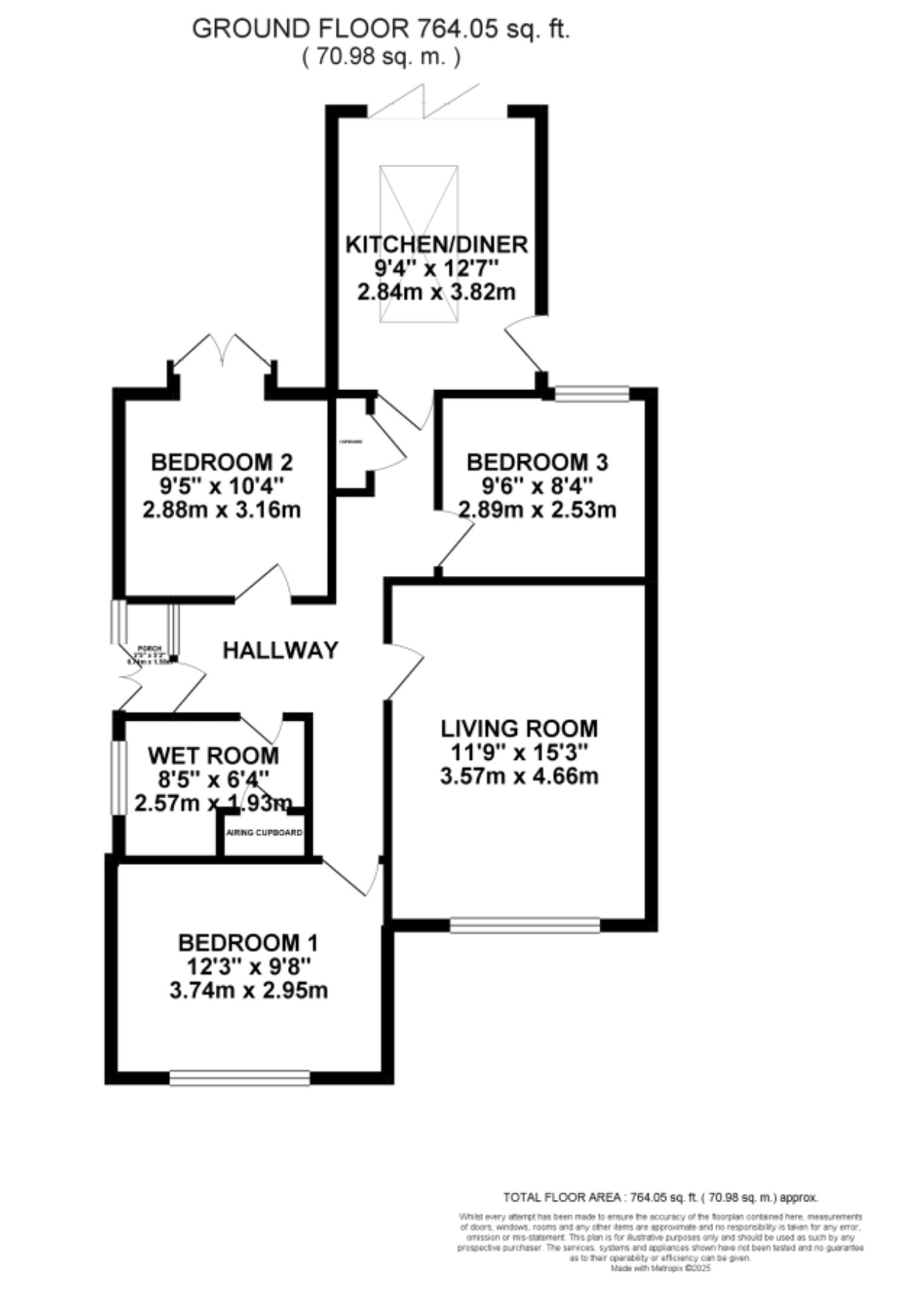 12 Scarratt Drive, Stoke-On-Trent floorplan