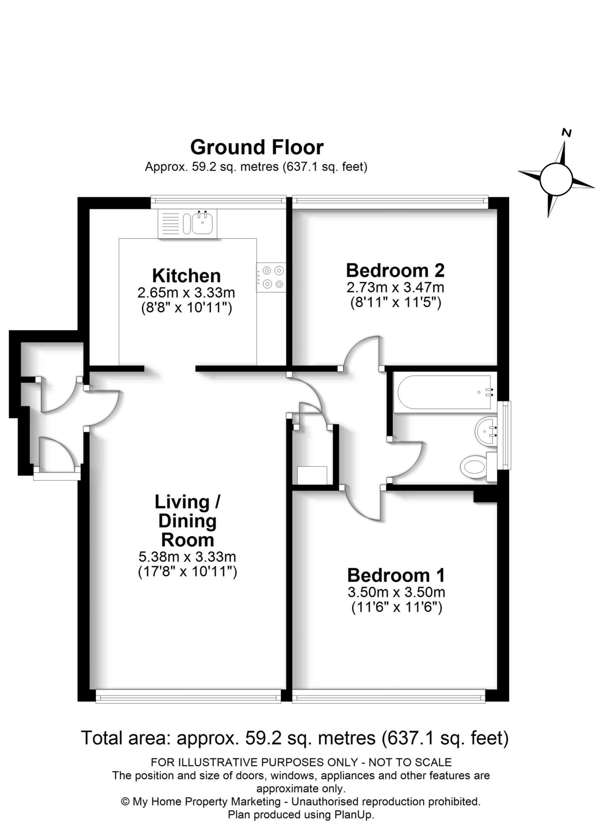 8 Lindiswara Court Watford Road, Rickmansworth floorplan