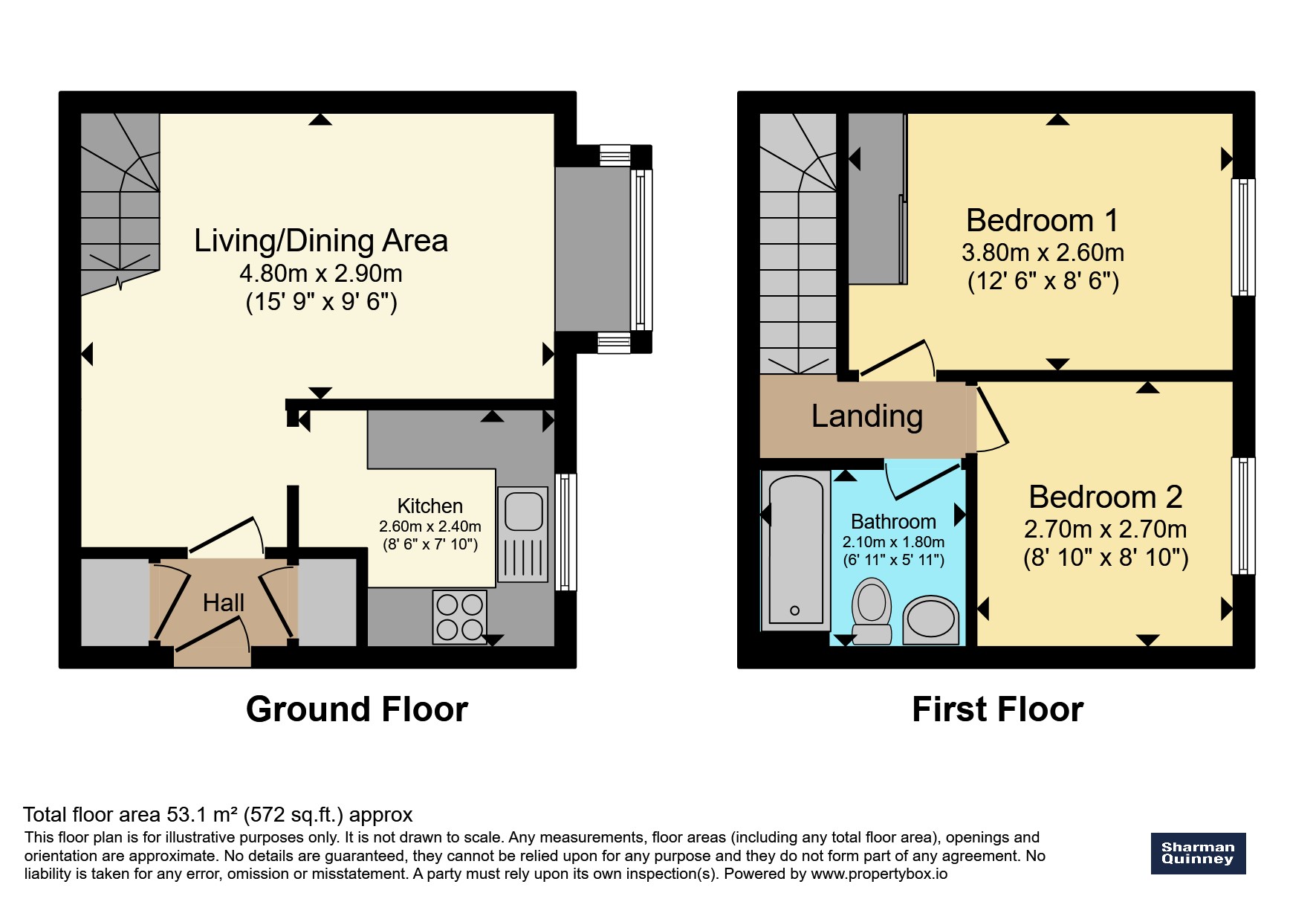 20, Buttermel Close, Huntingdon floorplan