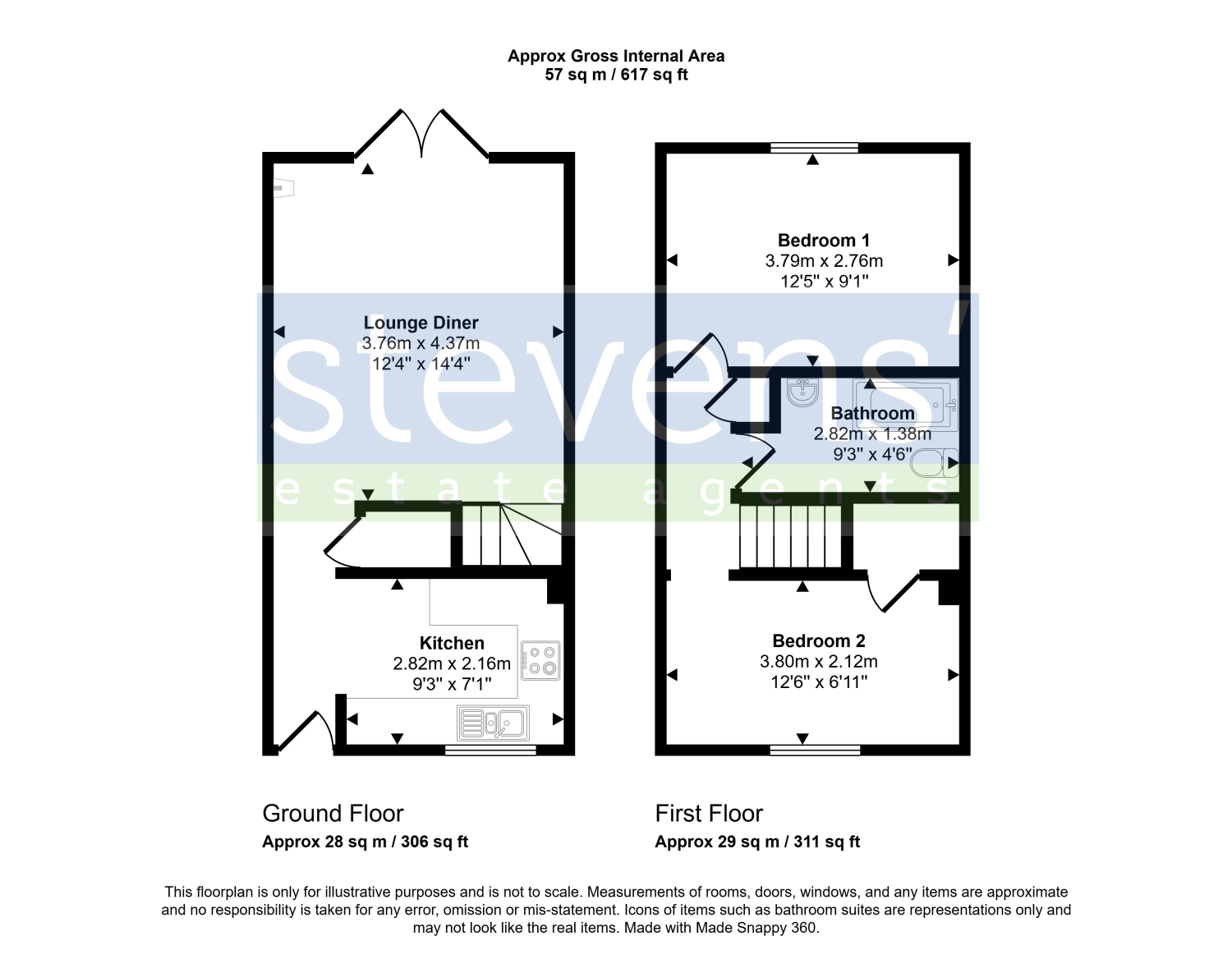 4, White Tor Close, Okehampton floorplan