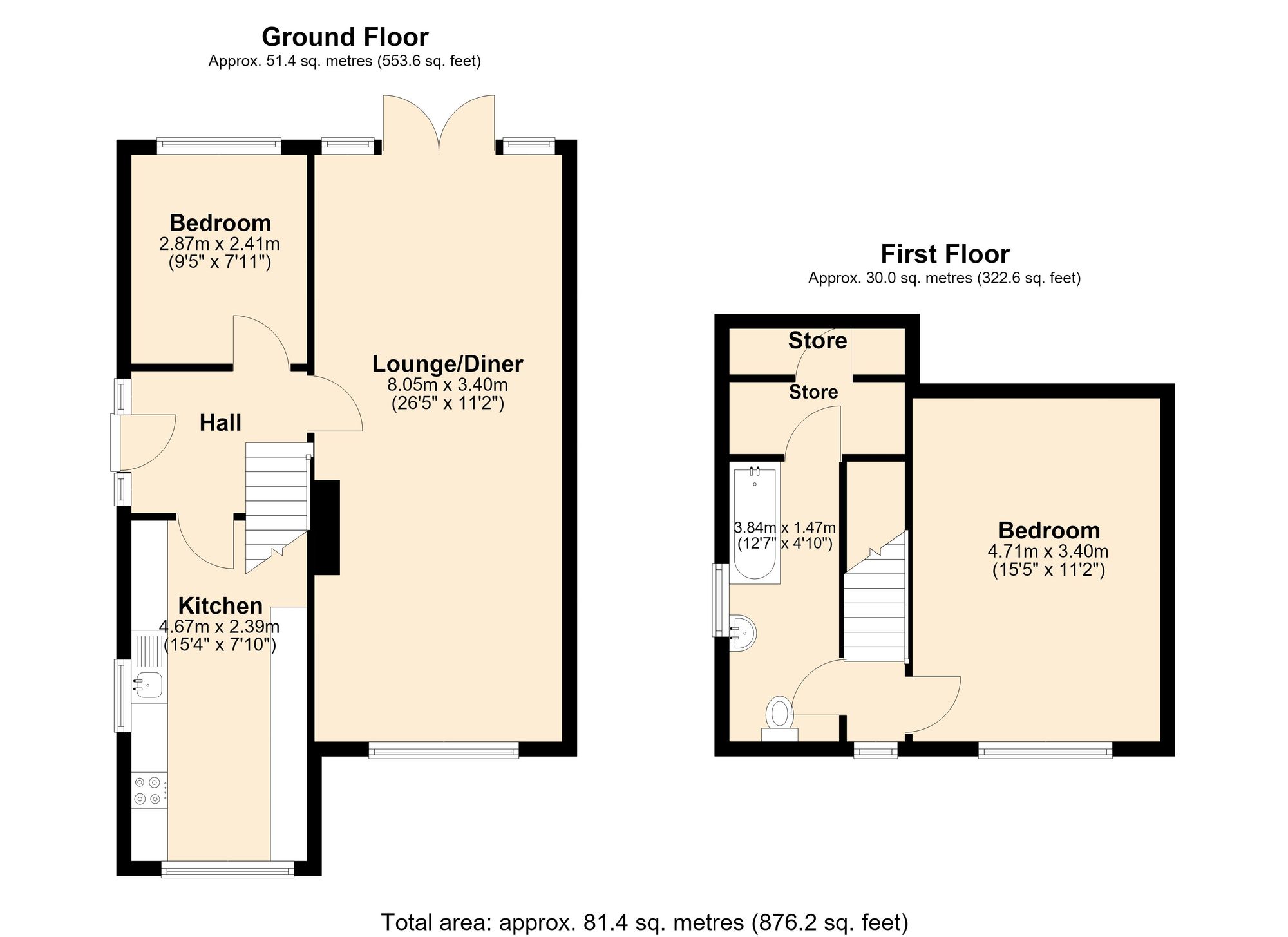 66 Pole Lane, Darwen floorplan