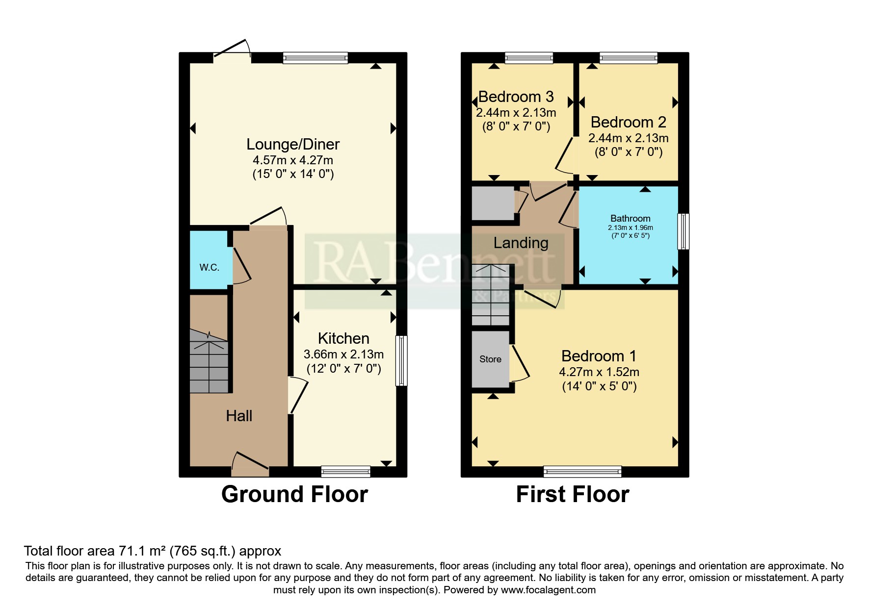 19, Laxton Road, Gloucestershire floorplan