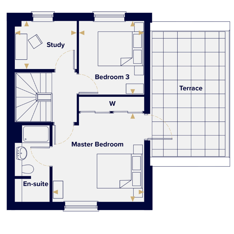 075, Hopkins Homes At Beaulieu, Remembrance Avenue, Chelmsford floorplan