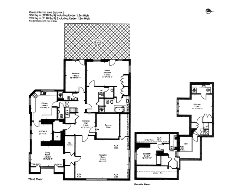 4 Bedrooms Flat to rent in Palace Green, London W8