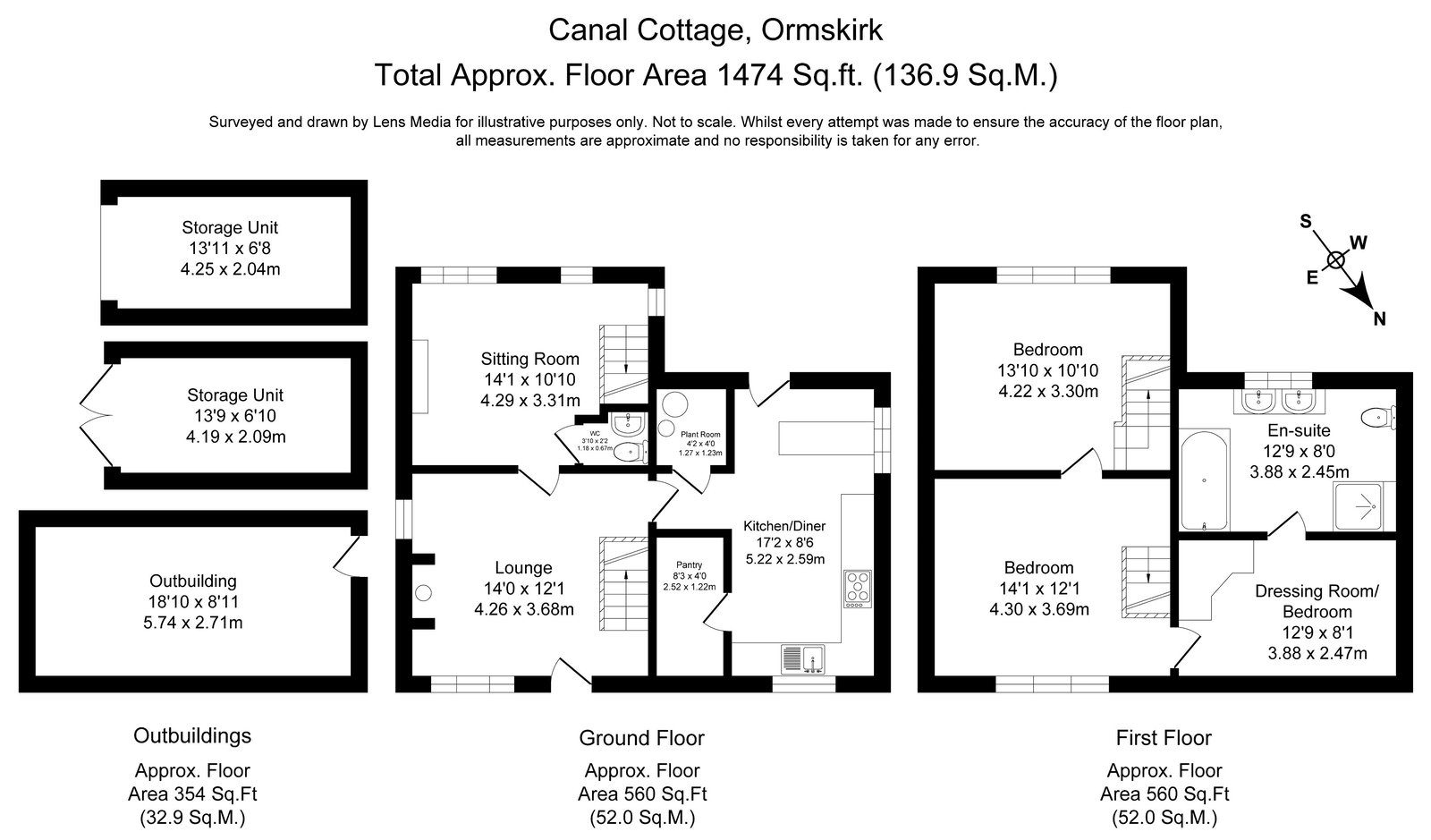 Canal Cottage,2, Mairscough Lane, Ormskirk floorplan