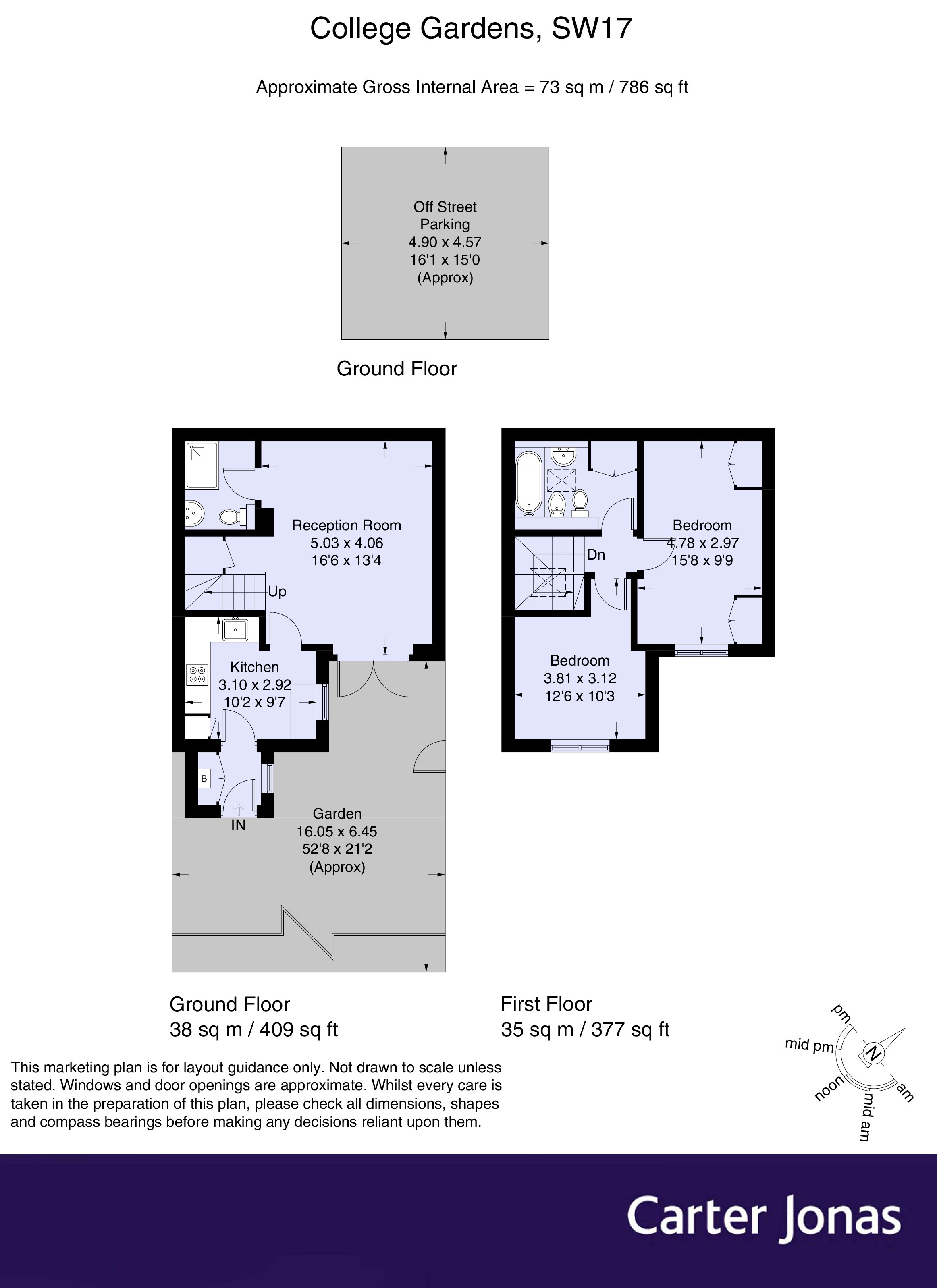 2 Bedrooms Flat for sale in College Gardens, London SW17