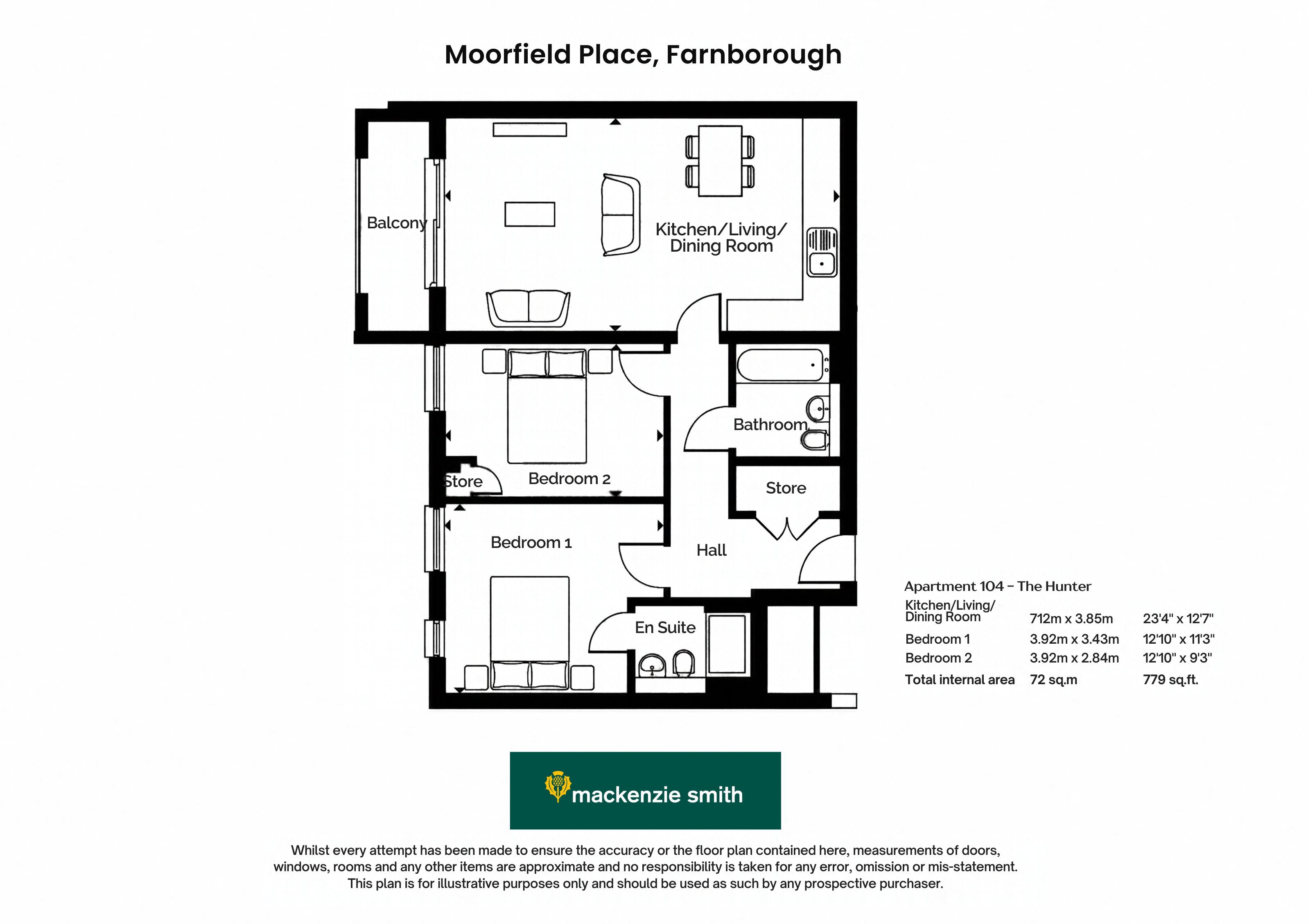 Moorfield Place, Hampshire floorplan