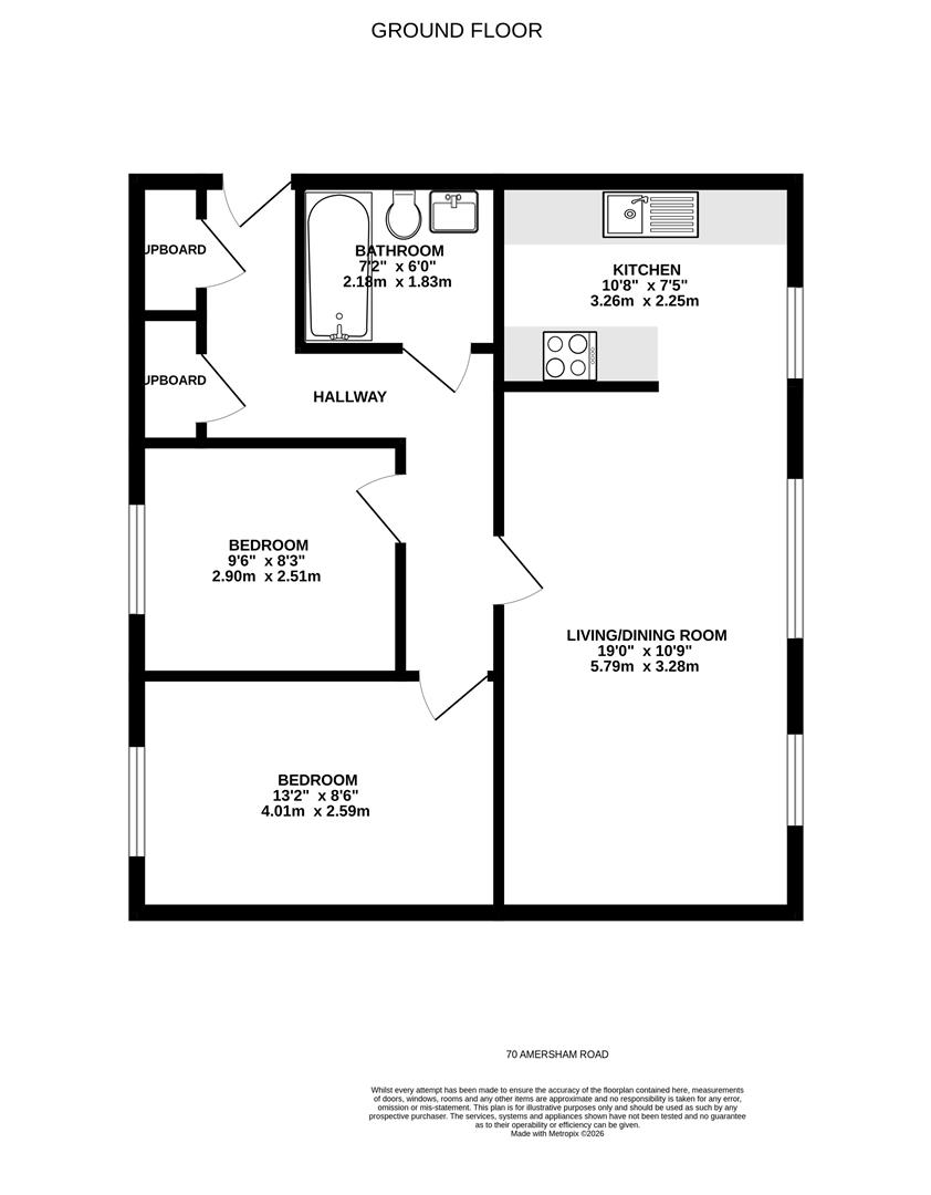 Amersham Road, Reading floorplan