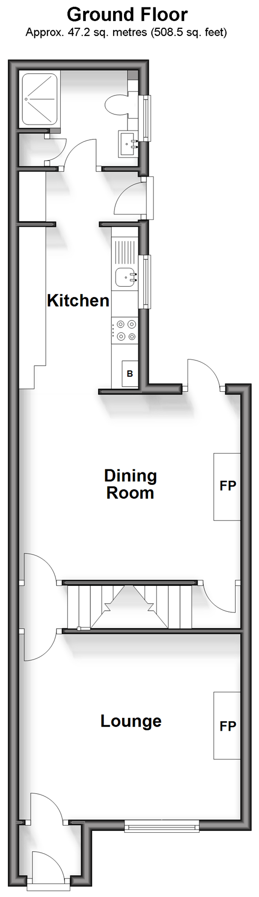 High Street, Snodland, Kent ME6, 2 bedroom end terrace house for sale