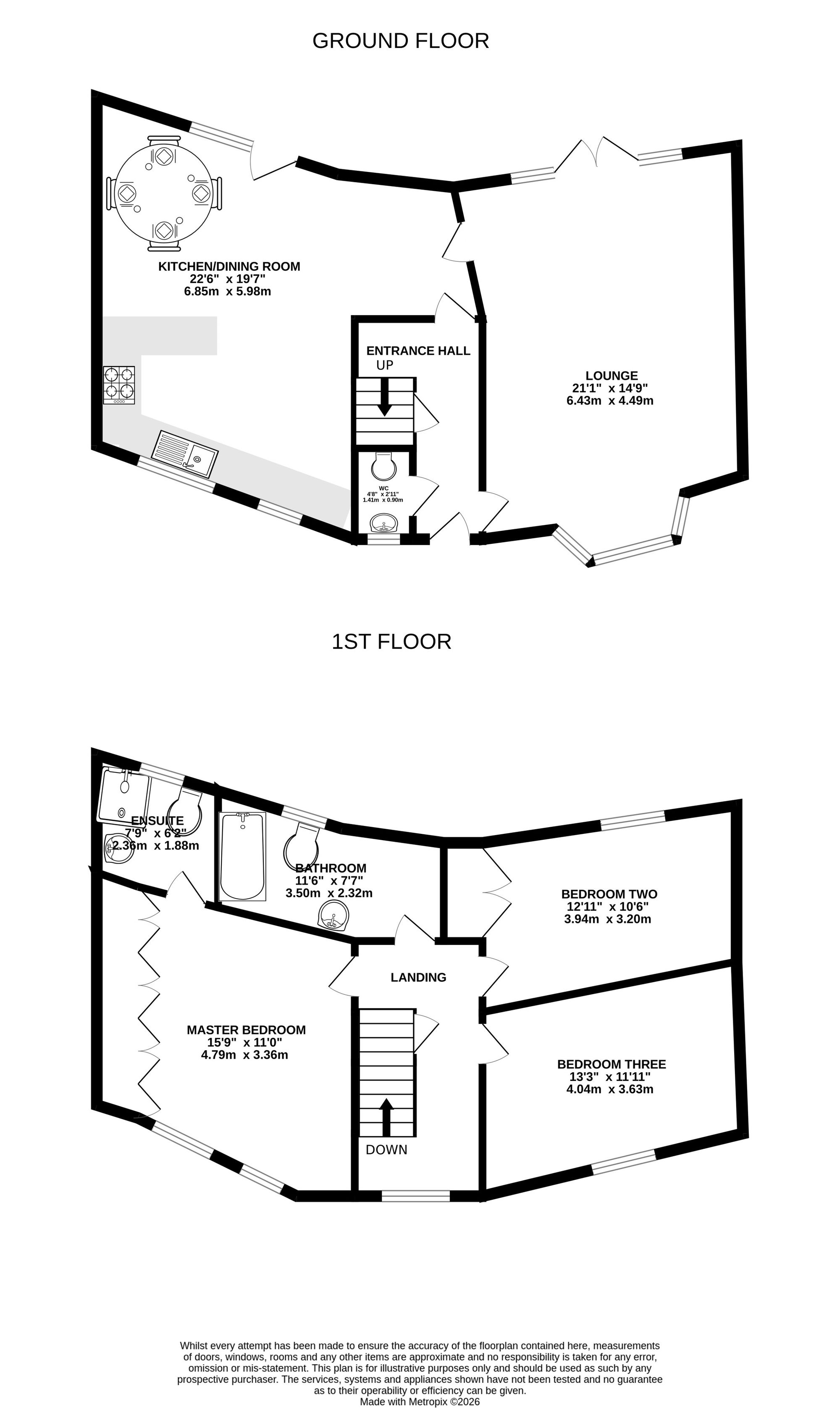 2 Abbey Park Way, Crewe floorplan