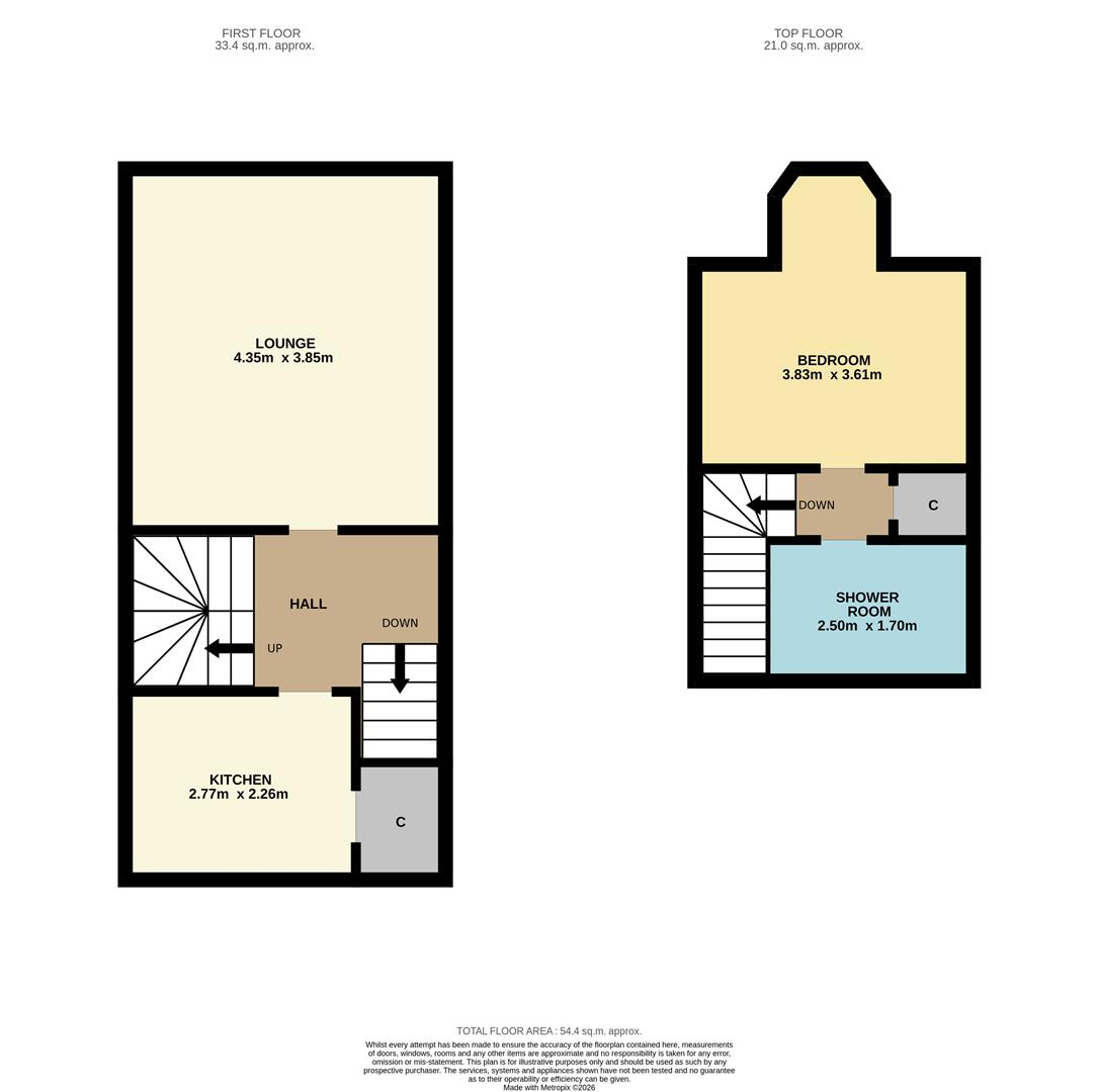 117, High Street, Dundee floorplan