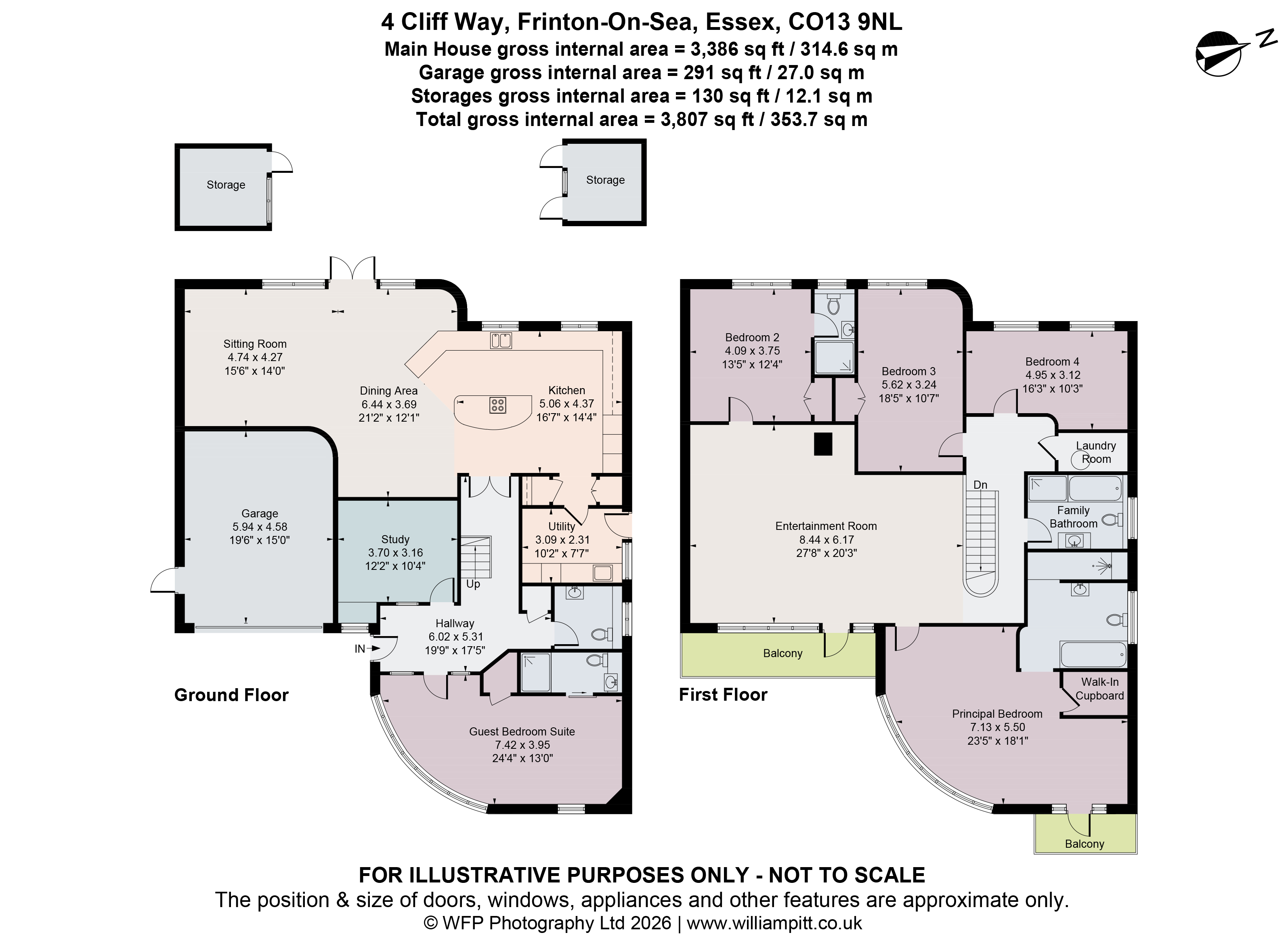 4, Cliff Way, Essex floorplan
