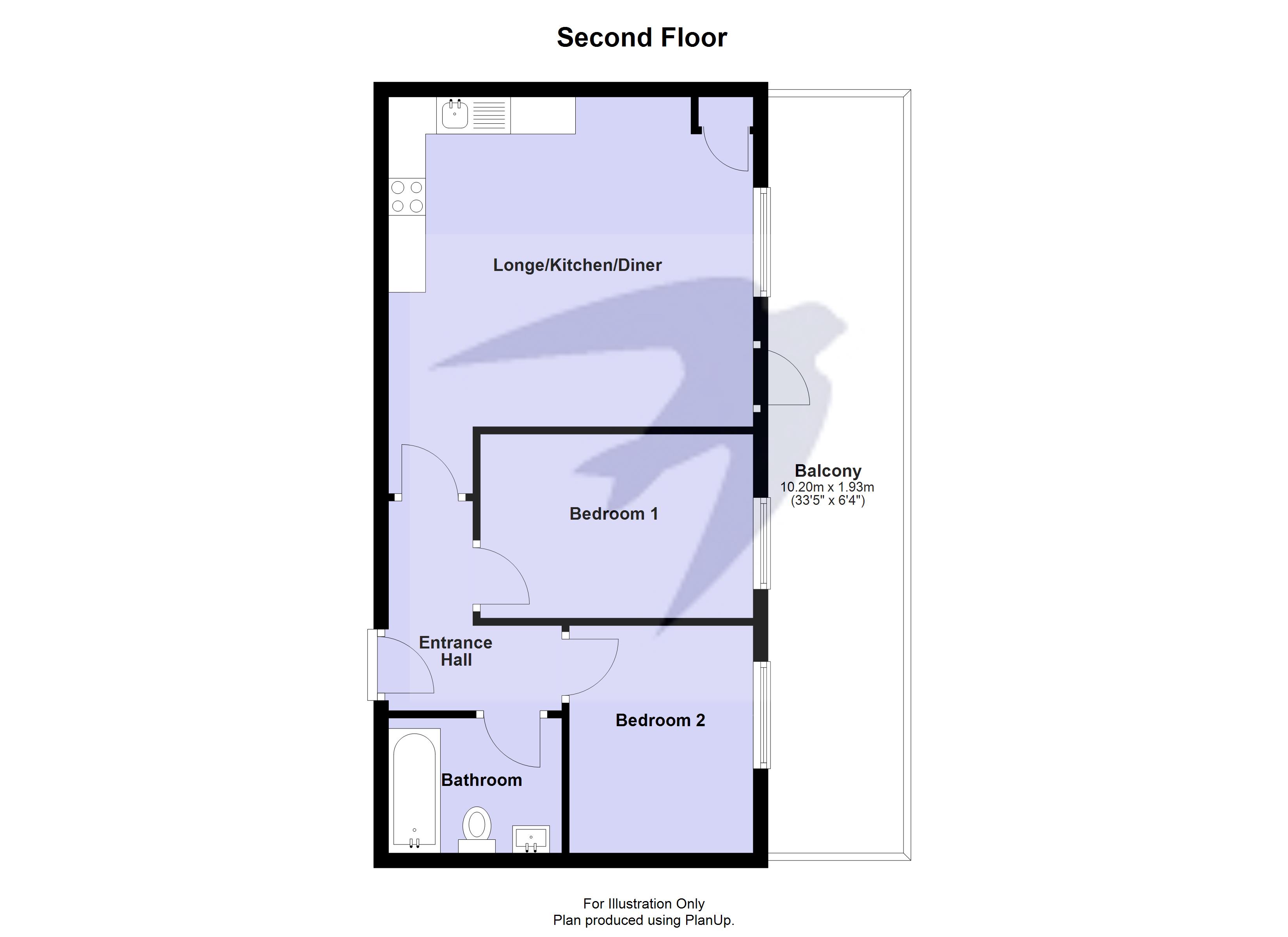 27, Boomtown Apartments, Sidcup floorplan