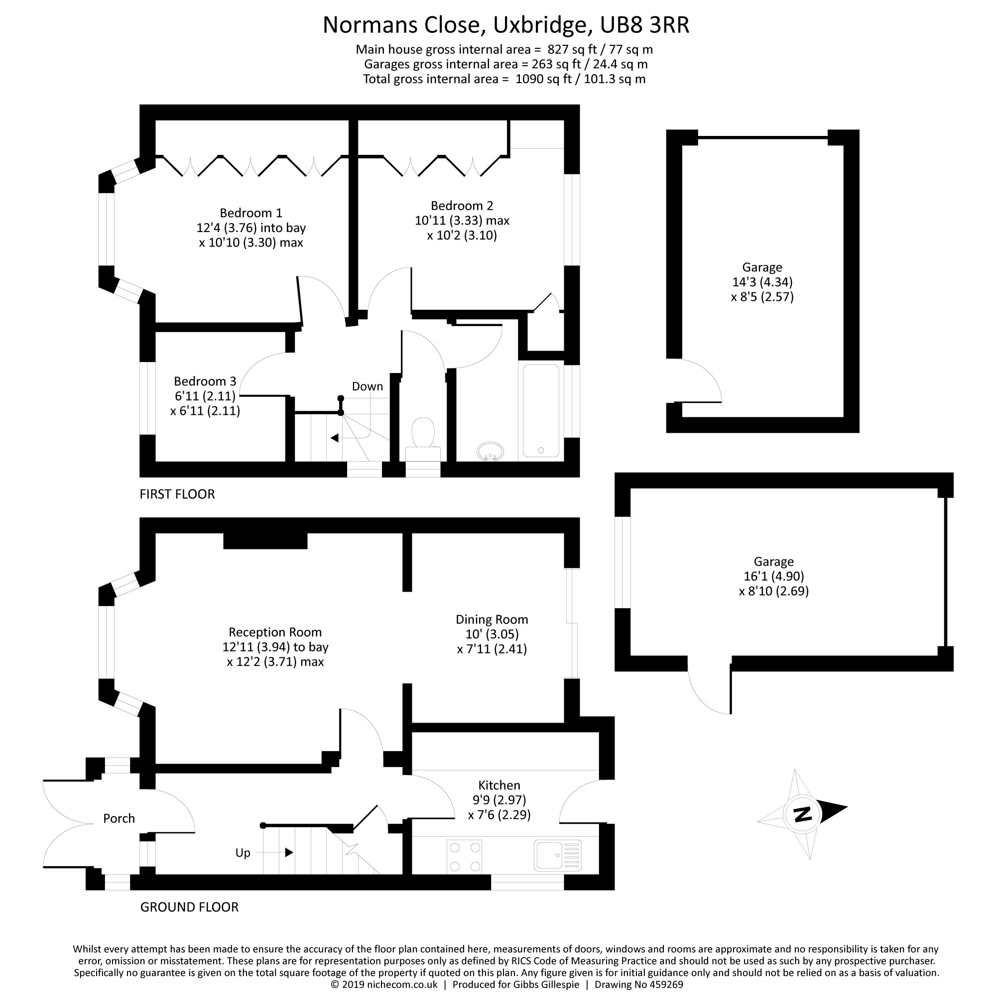 3 Bedrooms Semi-detached house for sale in Normans Close, Hillingdon, Middlesex UB8