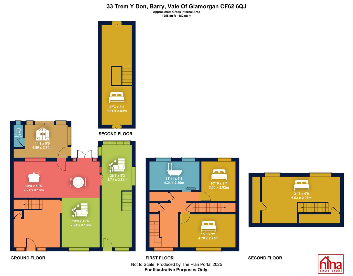 33, Trem Y Don, Barry floorplan
