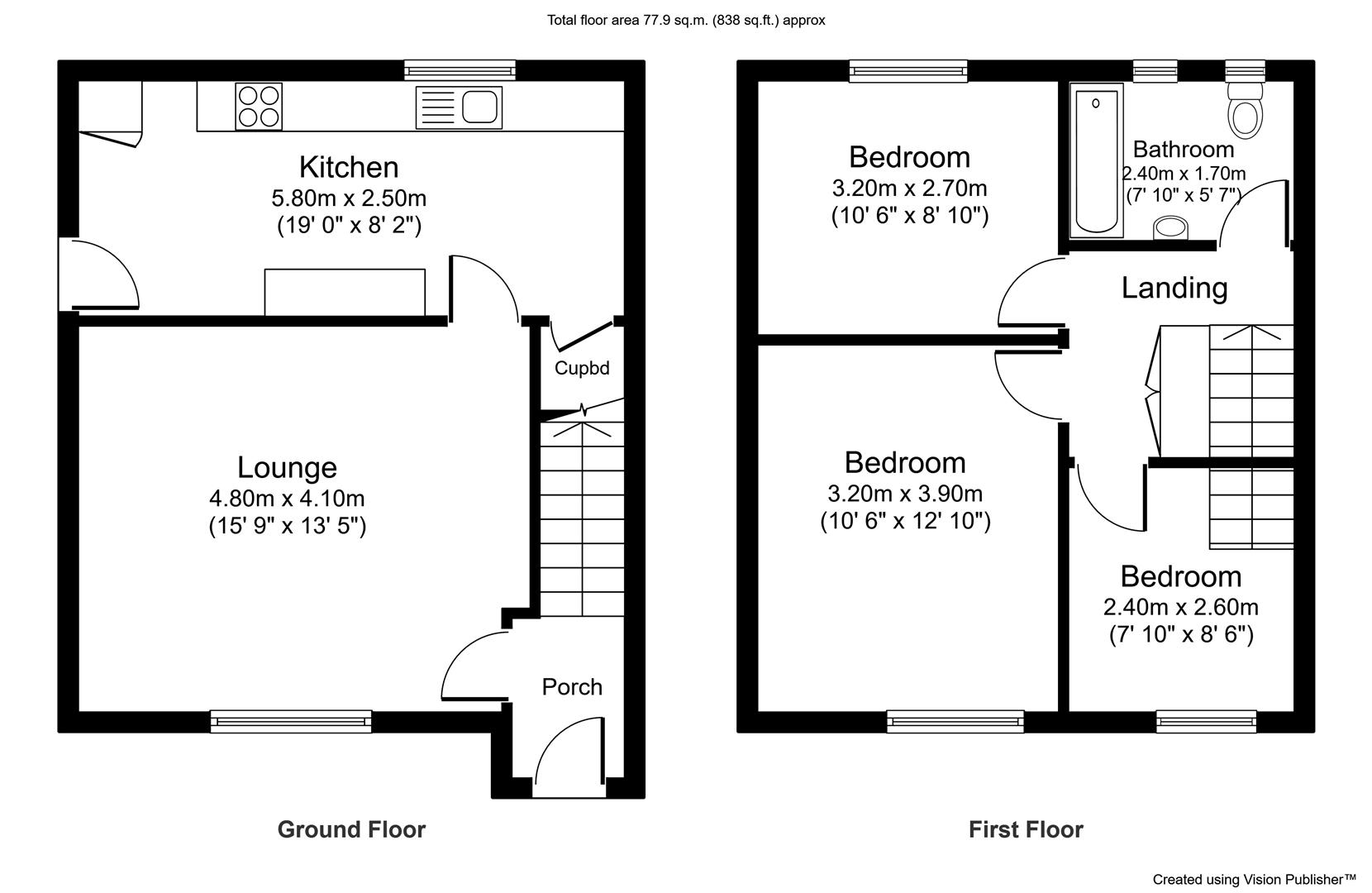 9, Dorset Avenue, Burnley floorplan