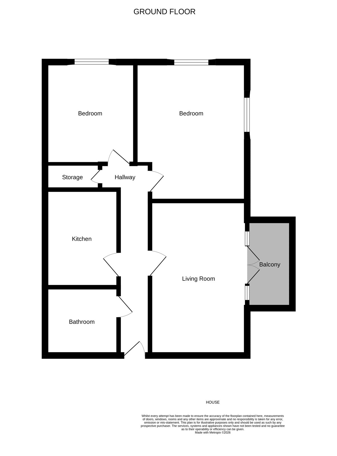 Flat 6, Free Rodwell House,, School Lane, Manningtree floorplan