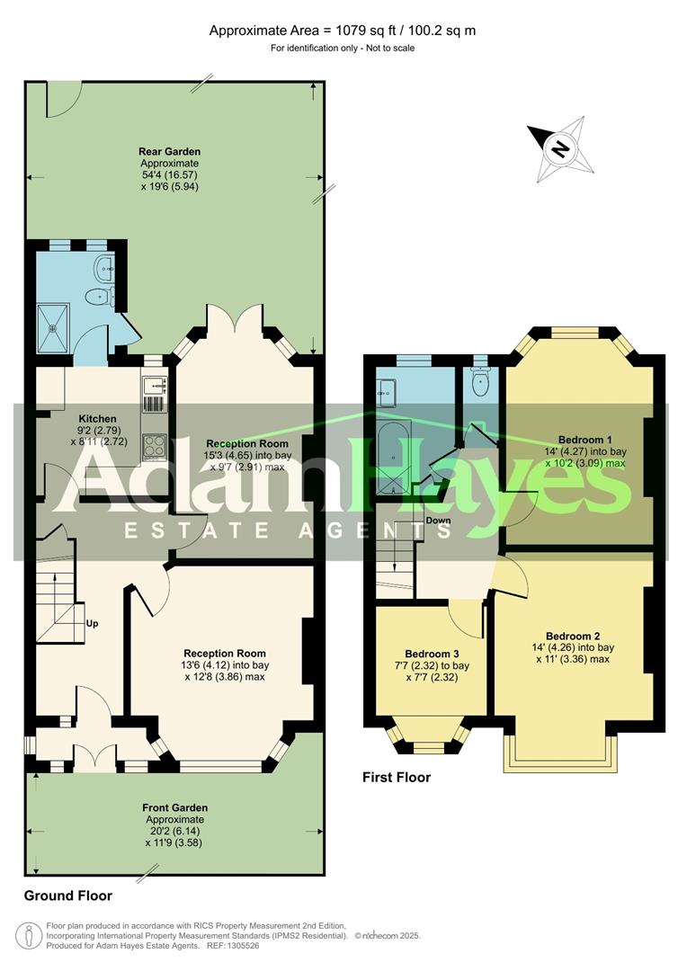 94, Woodlands Avenue, London floorplan