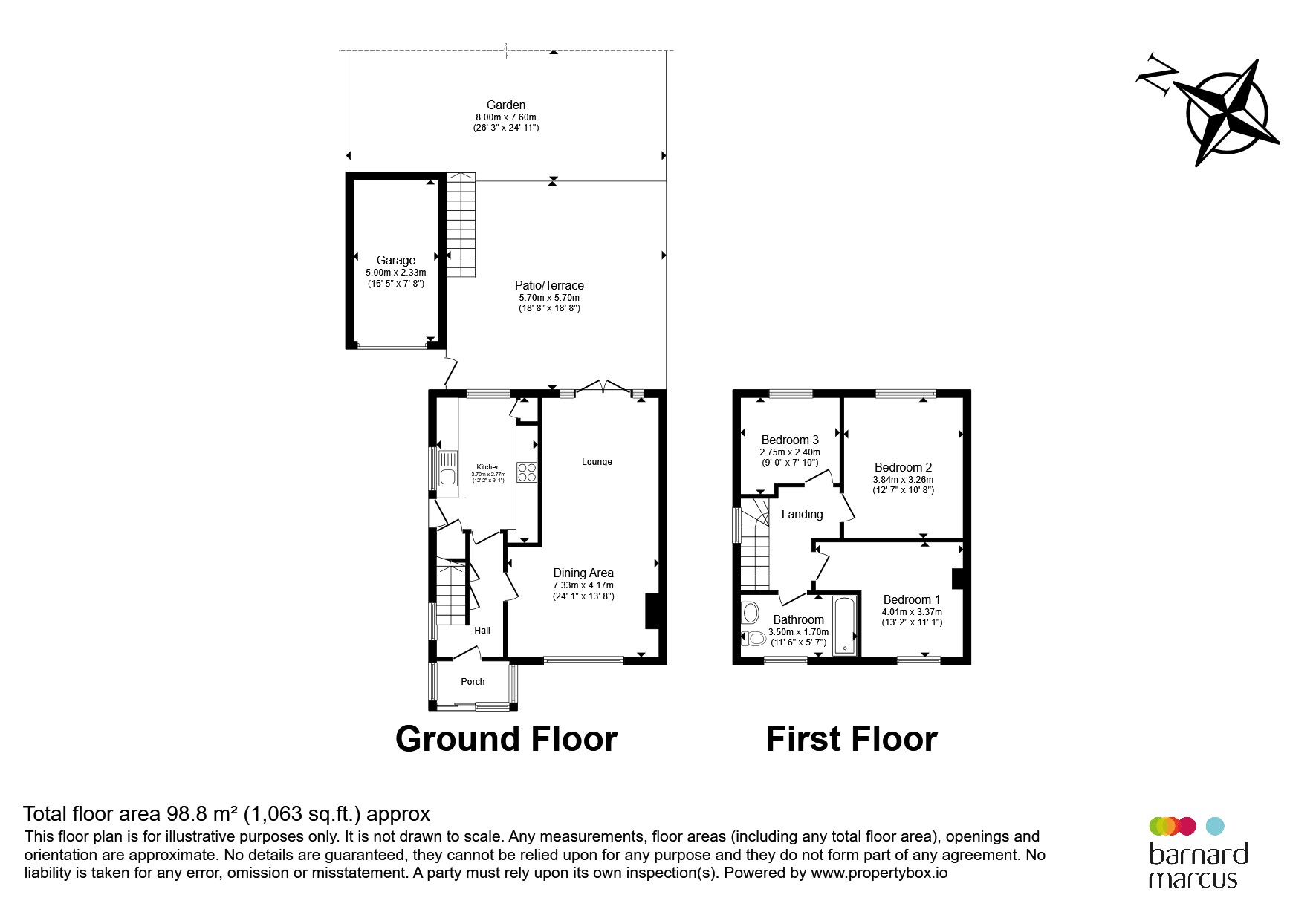 106, Northwood Avenue, Purley floorplan